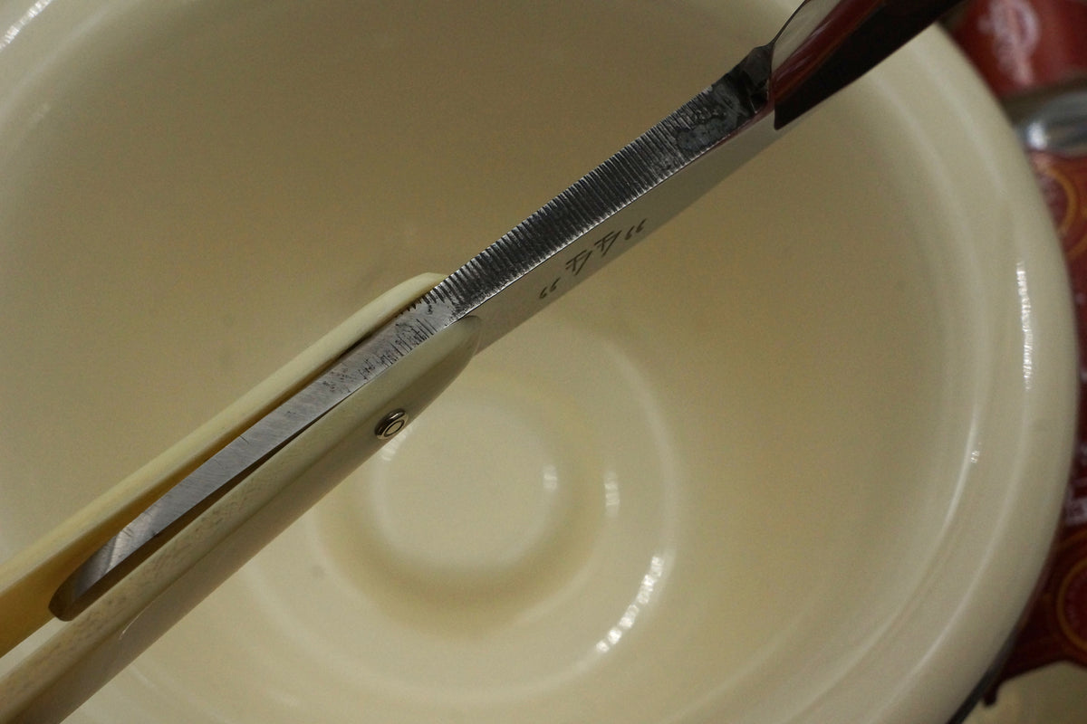 Gevoso 15/16 Full Hollow Gorgeous Etch - Vintage Near Mint Solingen Straight Razor - Shave Ready