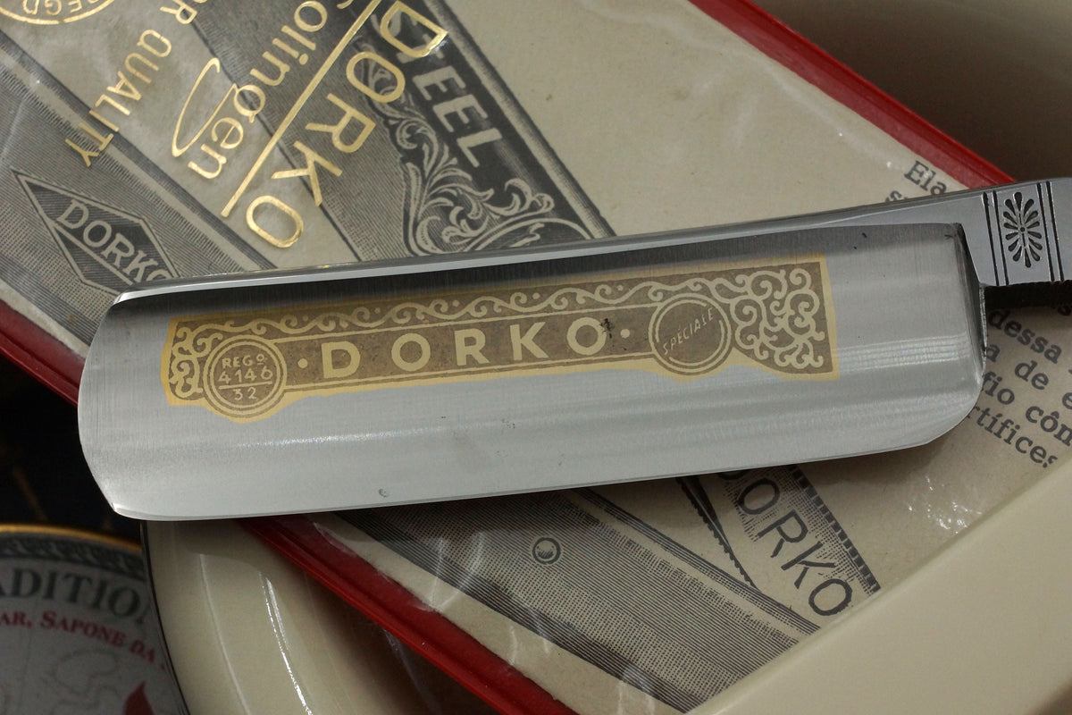 Dorko No. 401 - RARE NOS Extra Hollow Vintage Solingen Straight Razor - Shave Ready