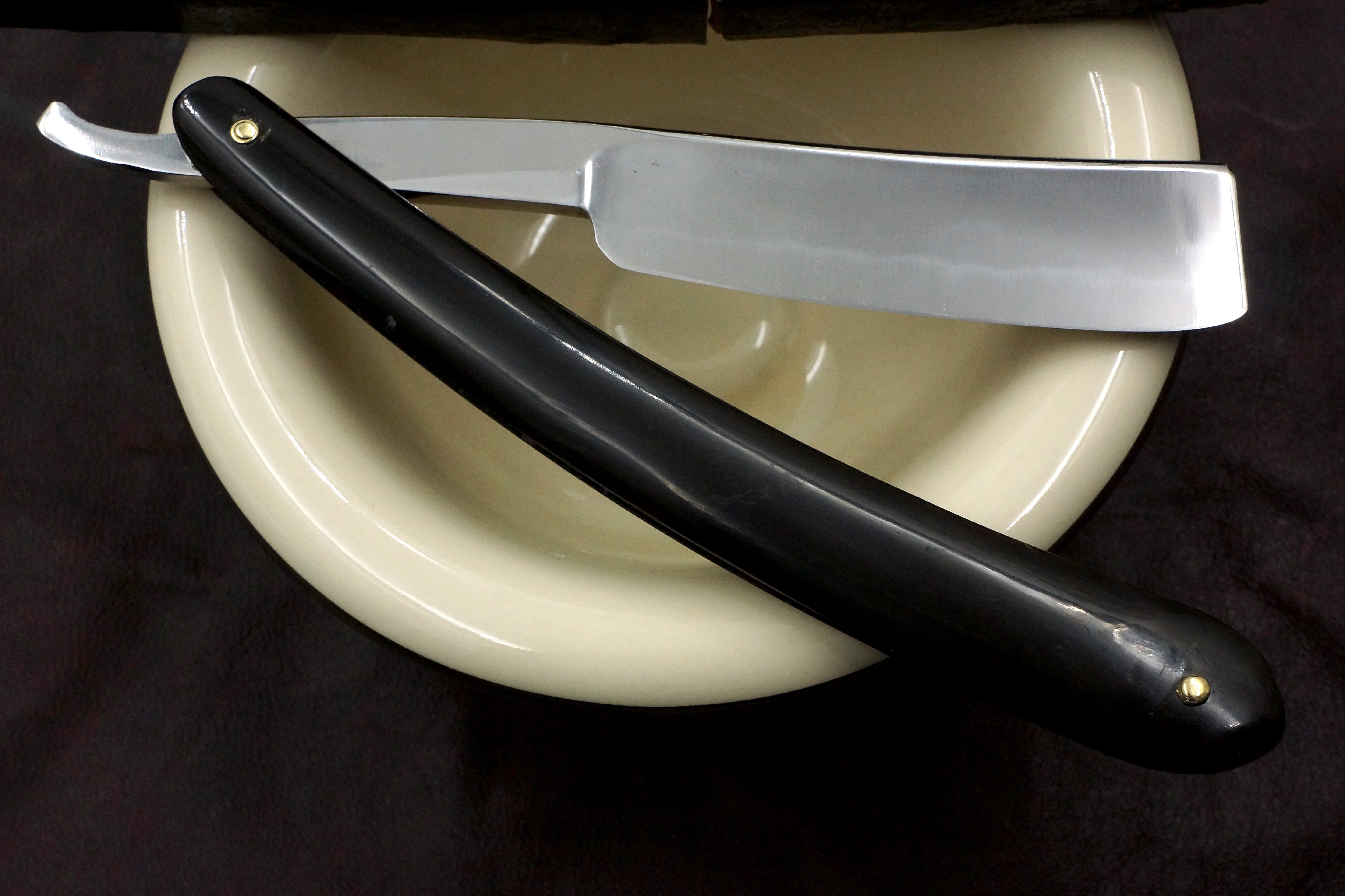 Jonathan Crookes 13/16 Near Wedge - Fancy Scales Fully Restored Original Scales Sheffield Straight Razor - Shave Ready