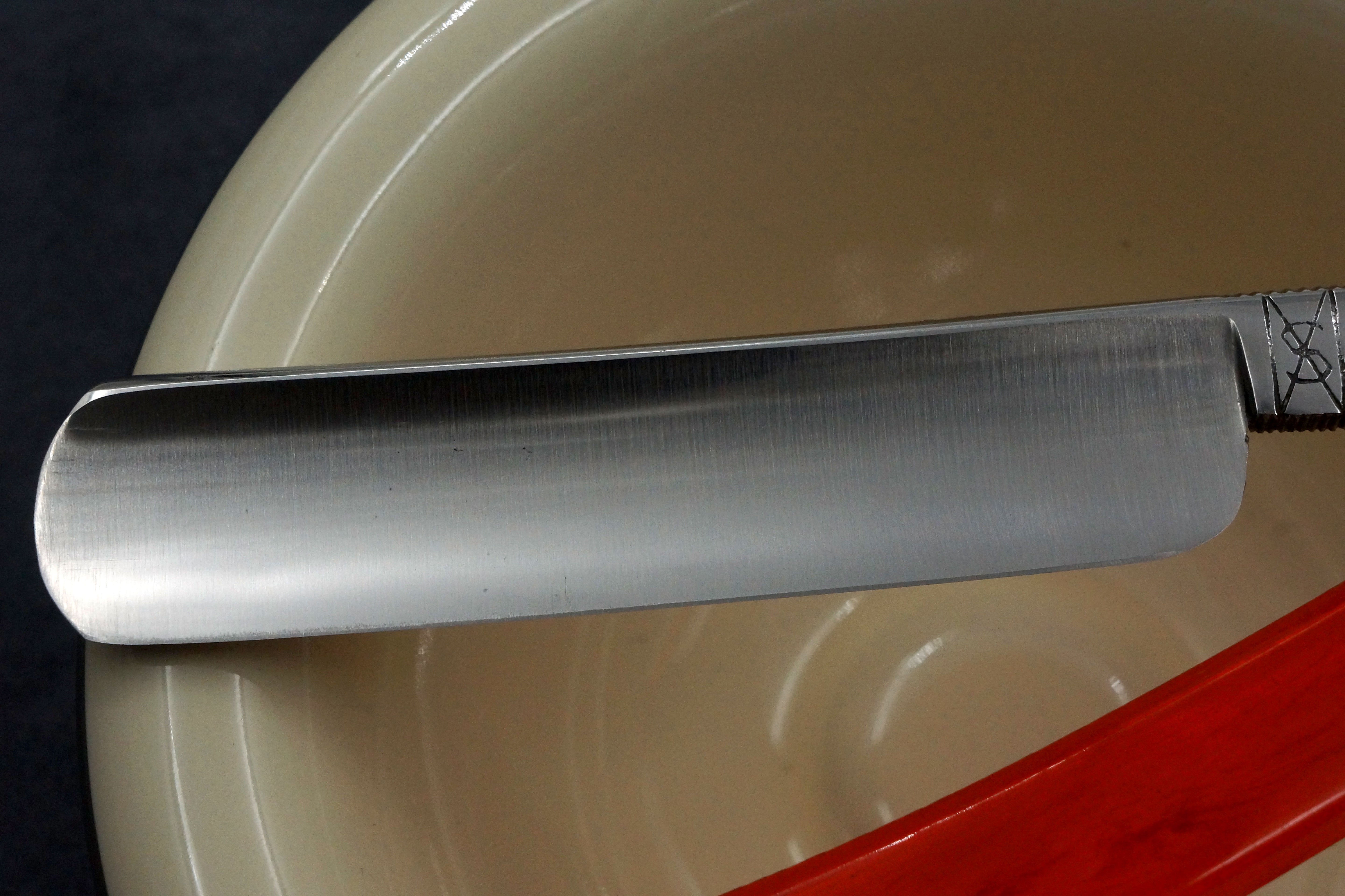 Ern Es-Ex Near Pristine 11/16 Full Hollow Blade - Solingen Vintage Straight Razor - Shave Ready