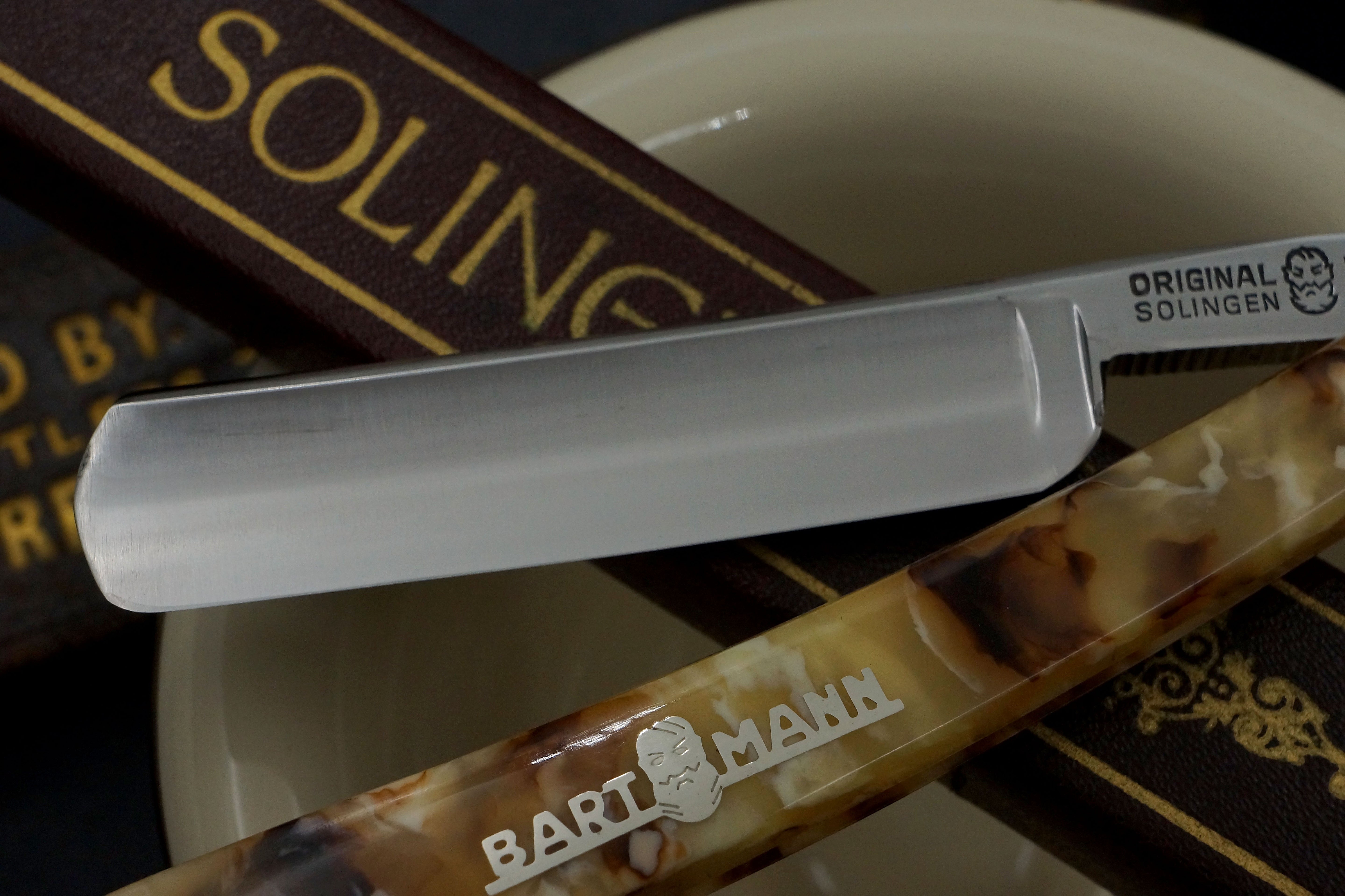 Bartmann No.86 Near Pristine 11/16 Full Hollow Blade - Vintage Solingen Straight Razor - Shave Ready