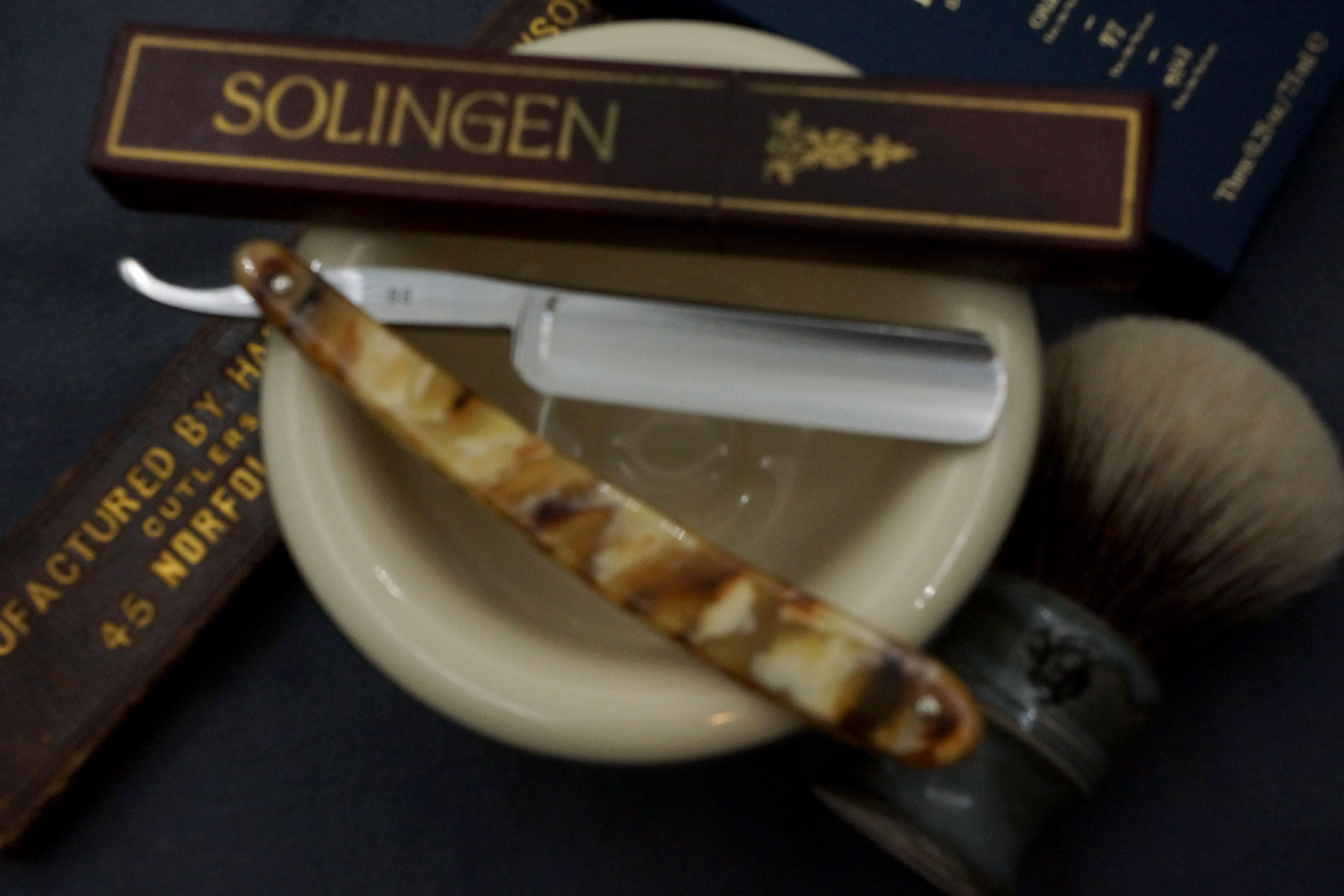 Bartmann No.86 Near Pristine 11/16 Full Hollow Blade - Vintage Solingen Straight Razor - Shave Ready