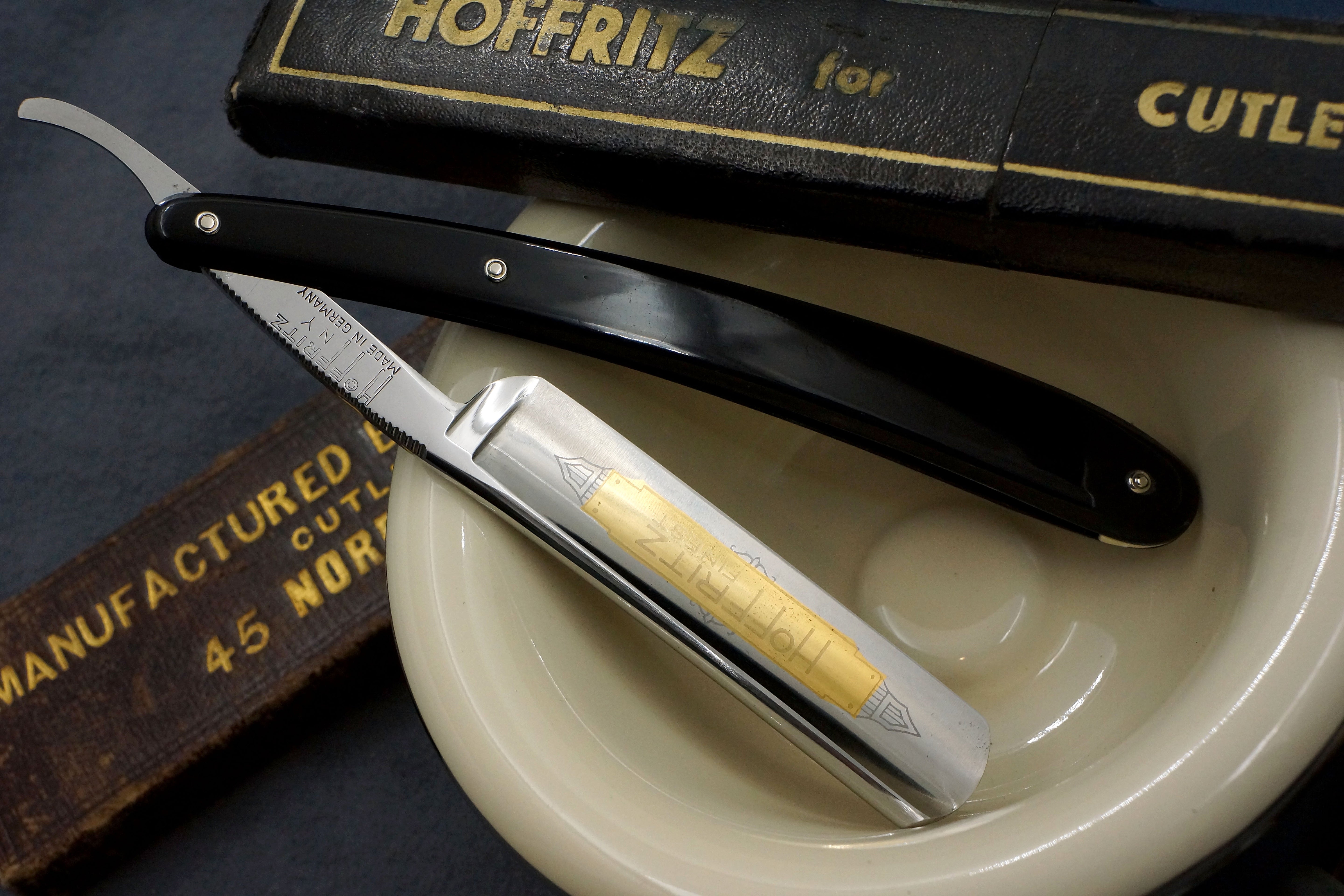 Hoffritz Cutlery 11/16" Near Pristine Vintage Solingen Straight Razor - Shave Ready