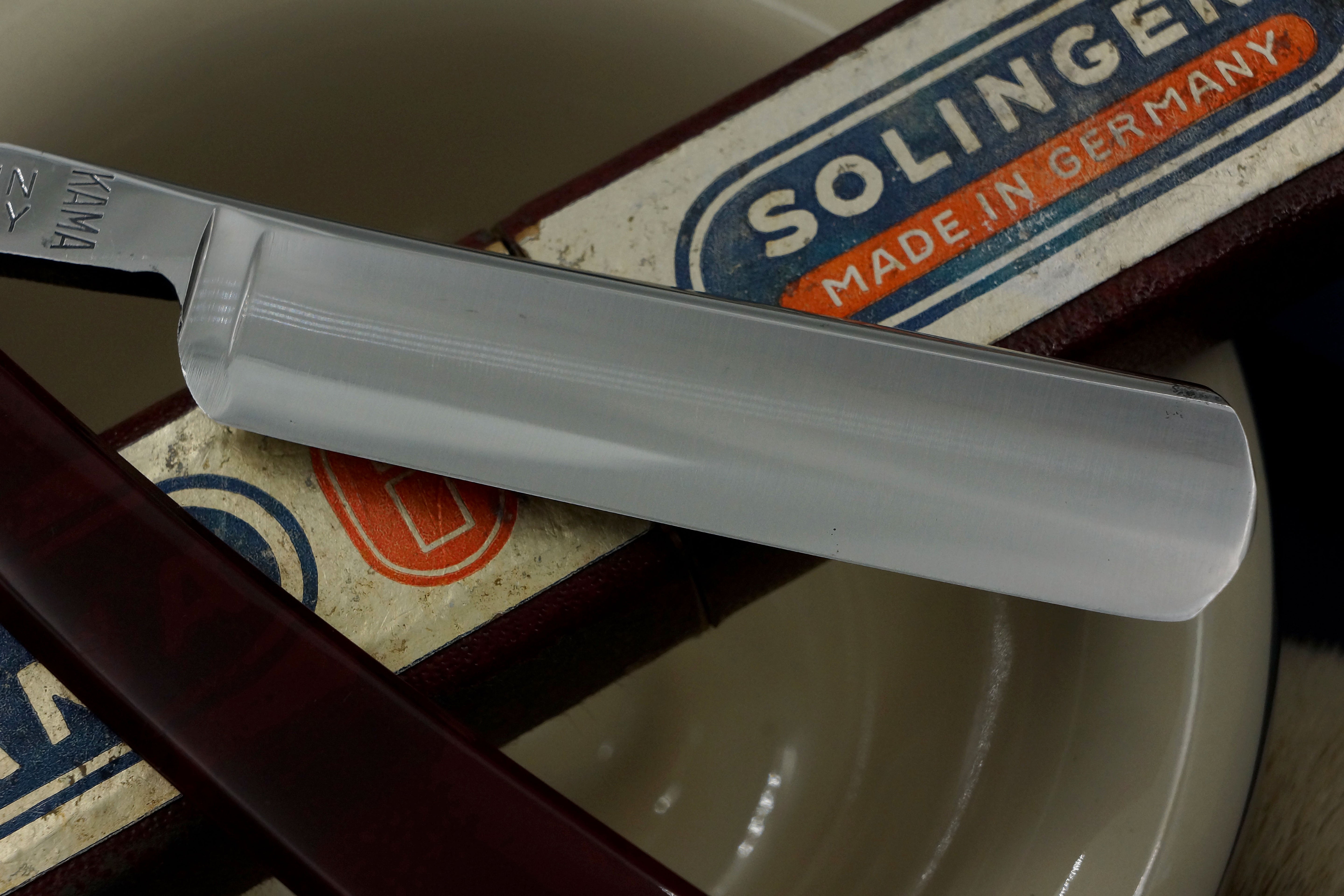 Koch & Schafer KAMA 11/16" Near Pristine Vintage Solingen Straight Razor - Shave Ready