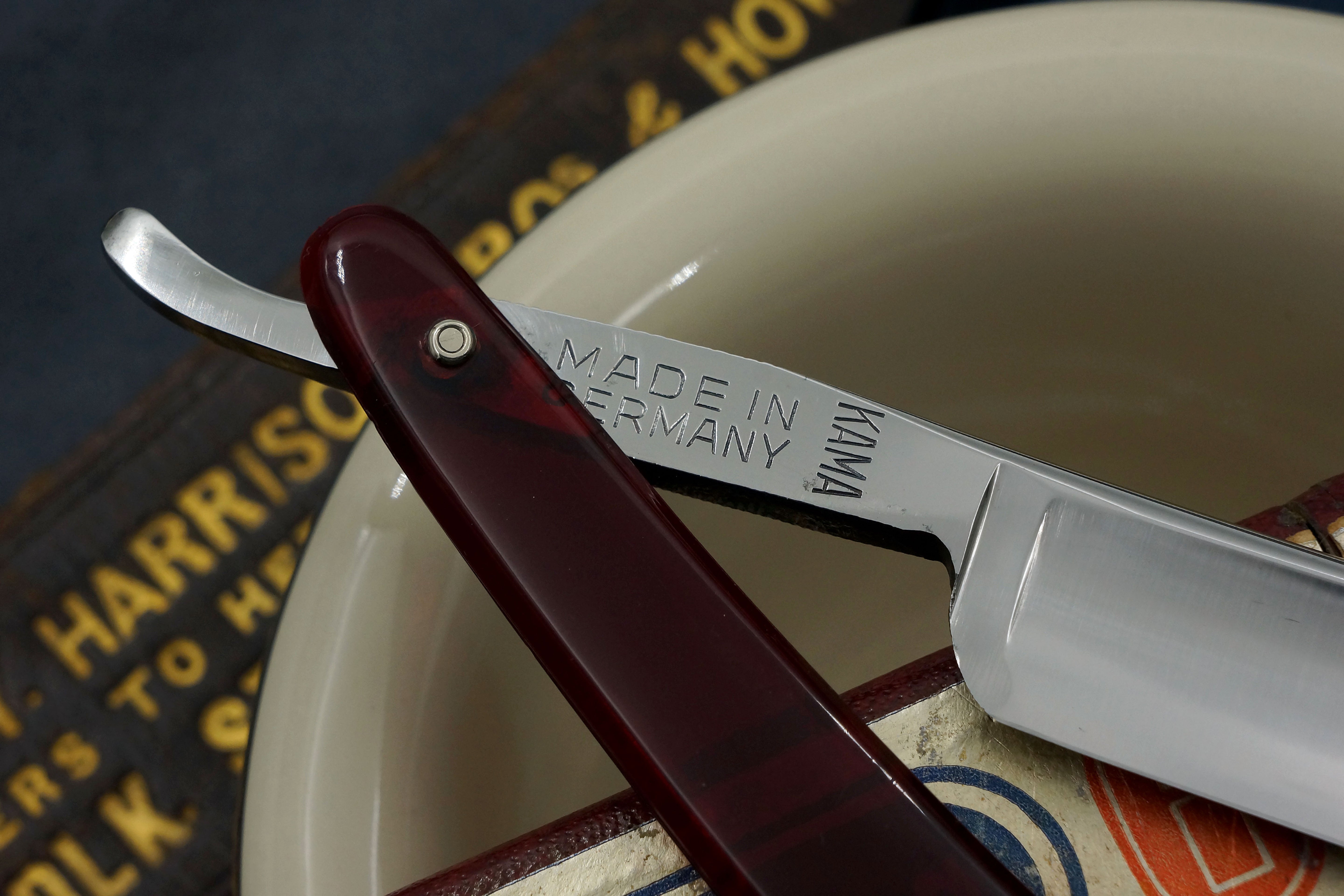 Koch & Schafer KAMA 11/16" Near Pristine Vintage Solingen Straight Razor - Shave Ready
