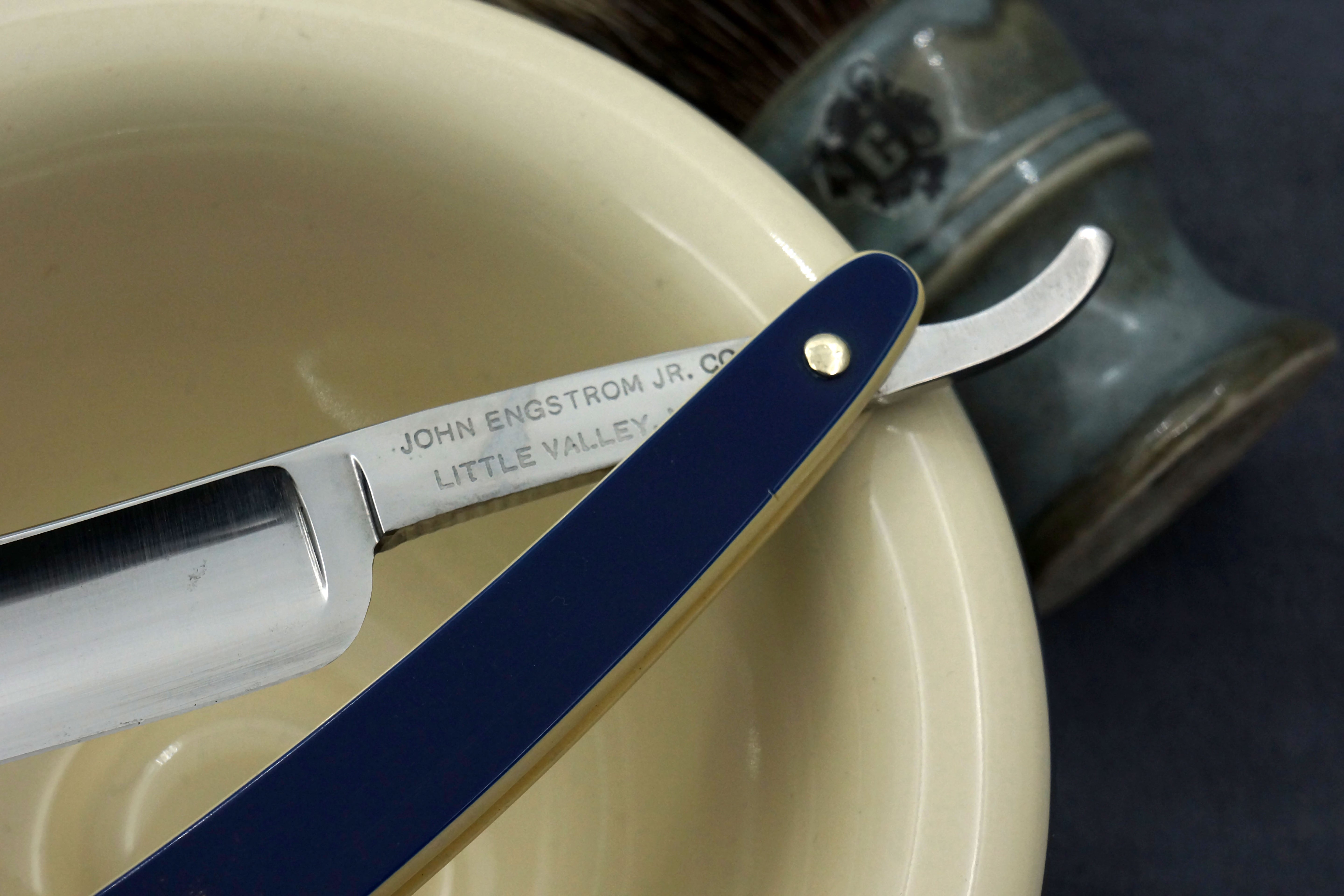 John Engstrom Jr. 5/8 Blade - Excellent ++ American Straight Razor - Shave Ready