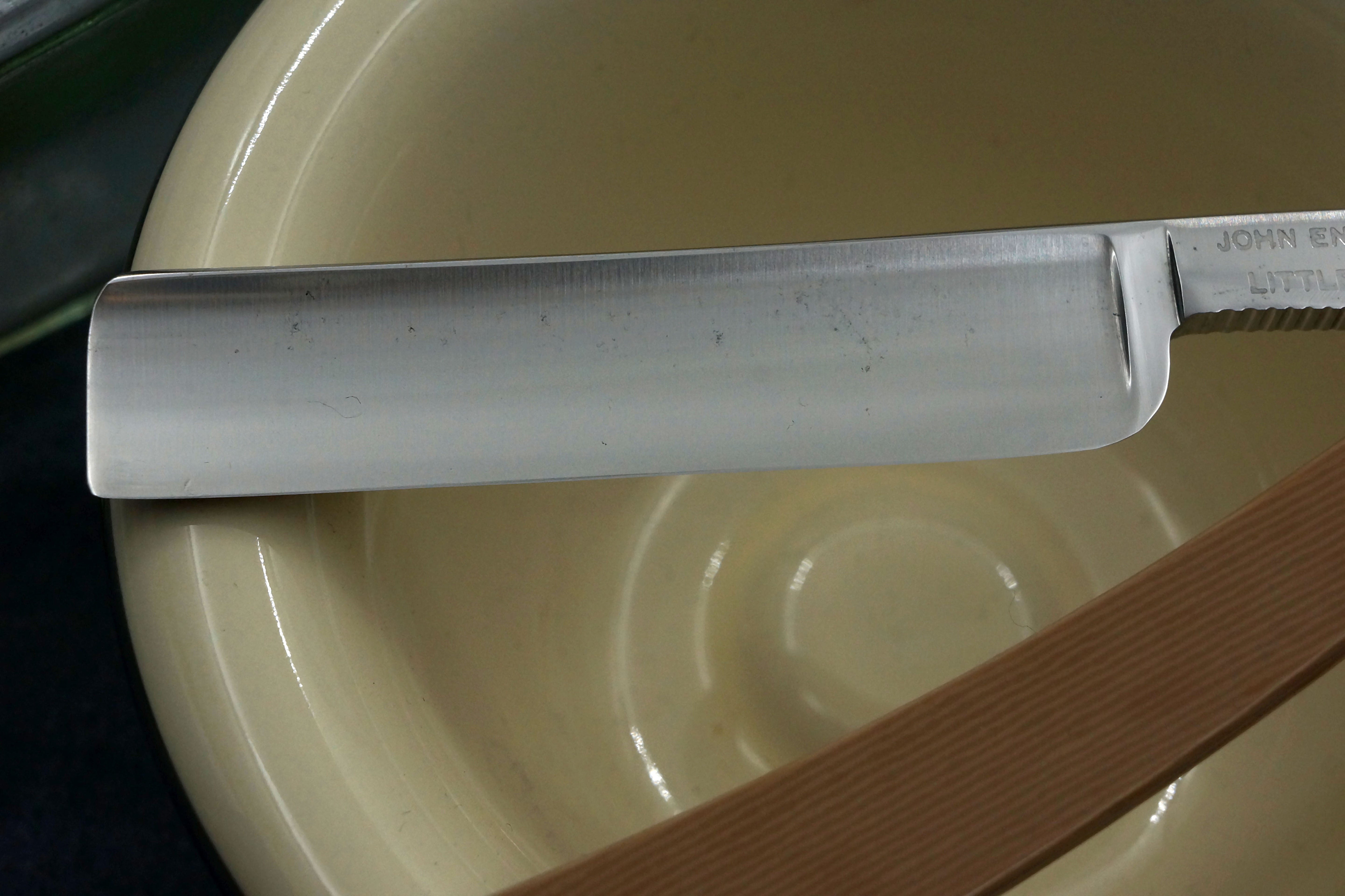 John Engstrom Jr. 5/8 Full Hollow Blade - Excellent ++ American Straight Razor - Shave Ready