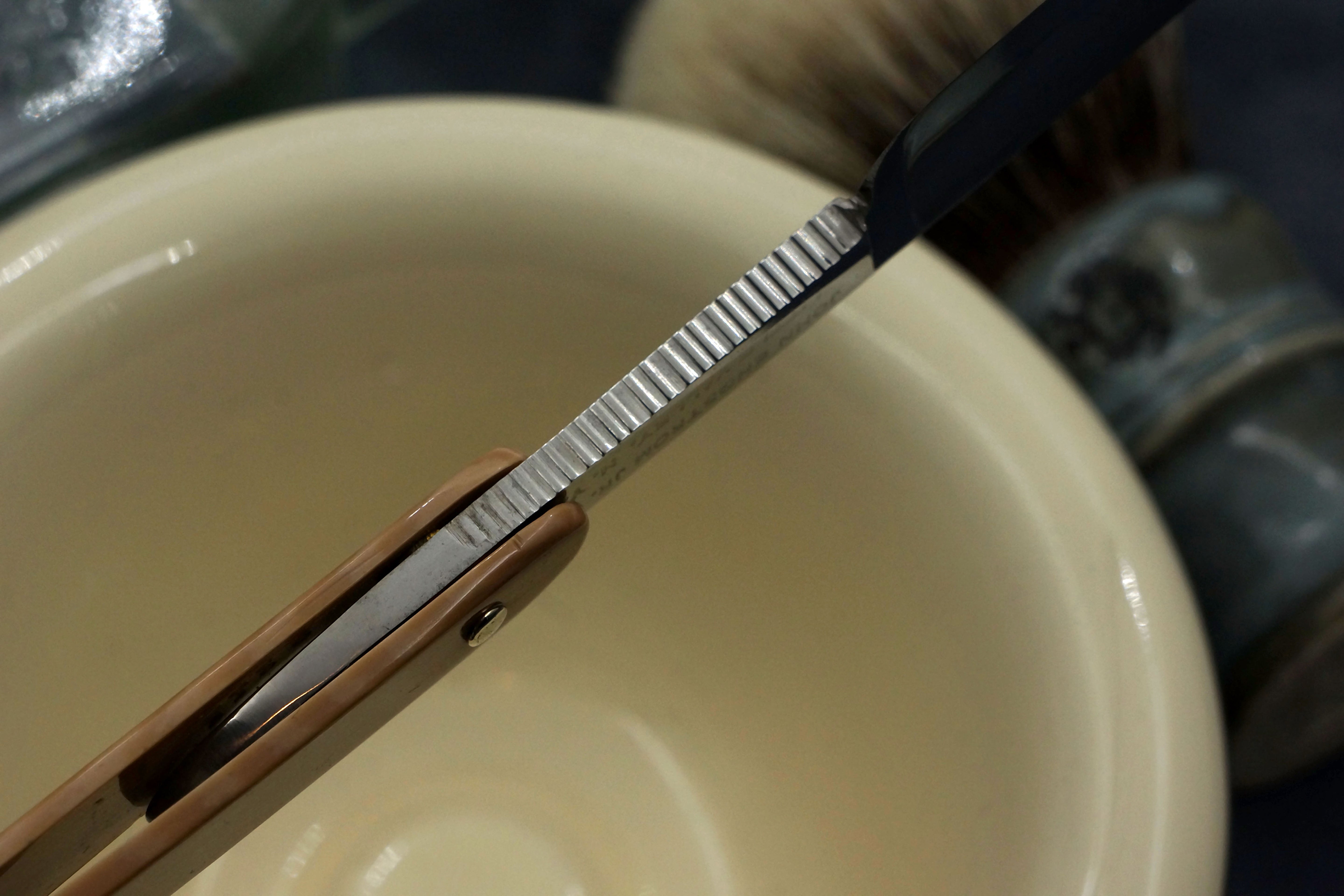 John Engstrom Jr. 5/8 Full Hollow Blade - Excellent ++ American Straight Razor - Shave Ready