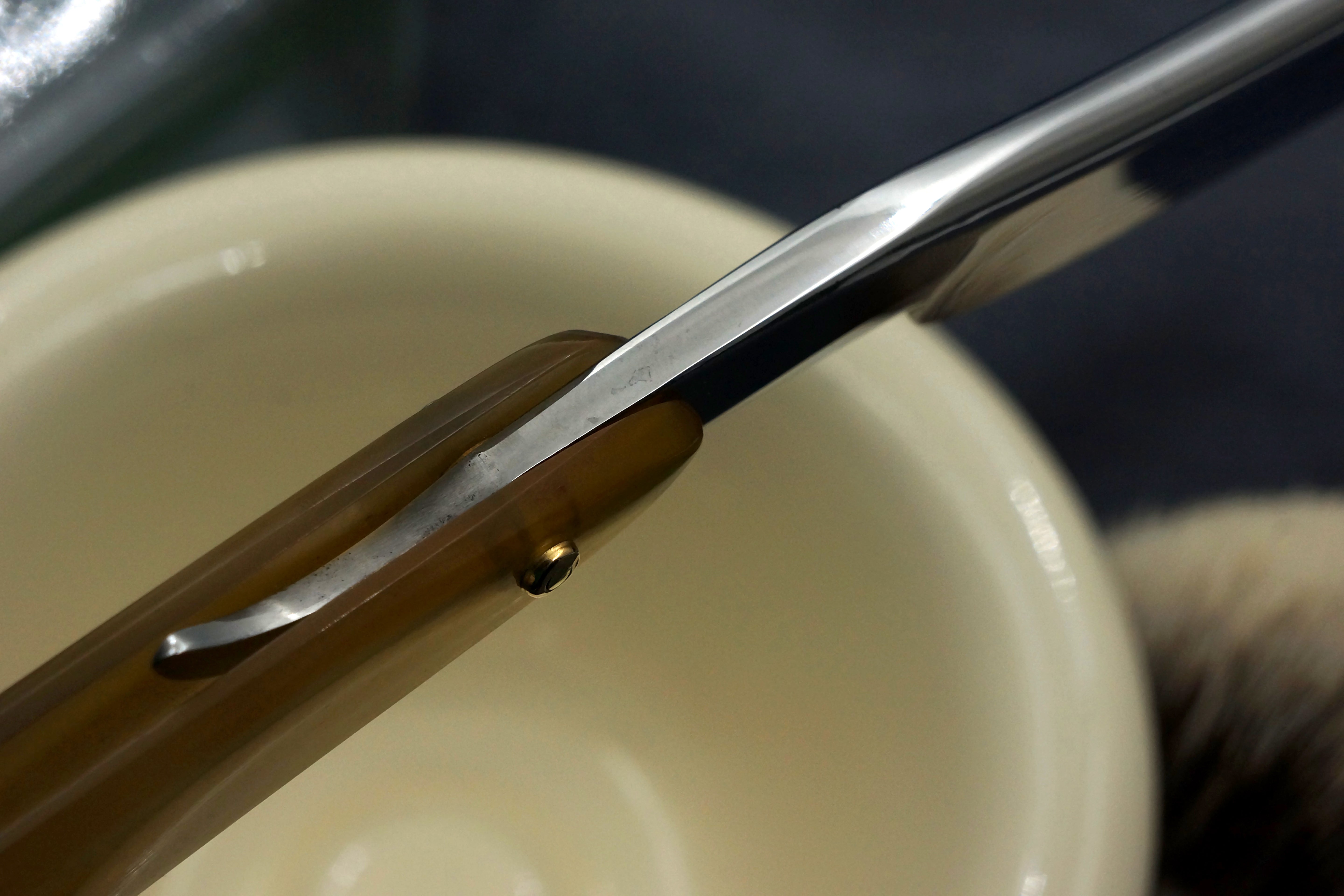 Joseph Rodgers & Sons "Improved Silver Steel" 13/16 Blade with New Horn Scales - Restored Sheffield Straight Razor - Shave Ready