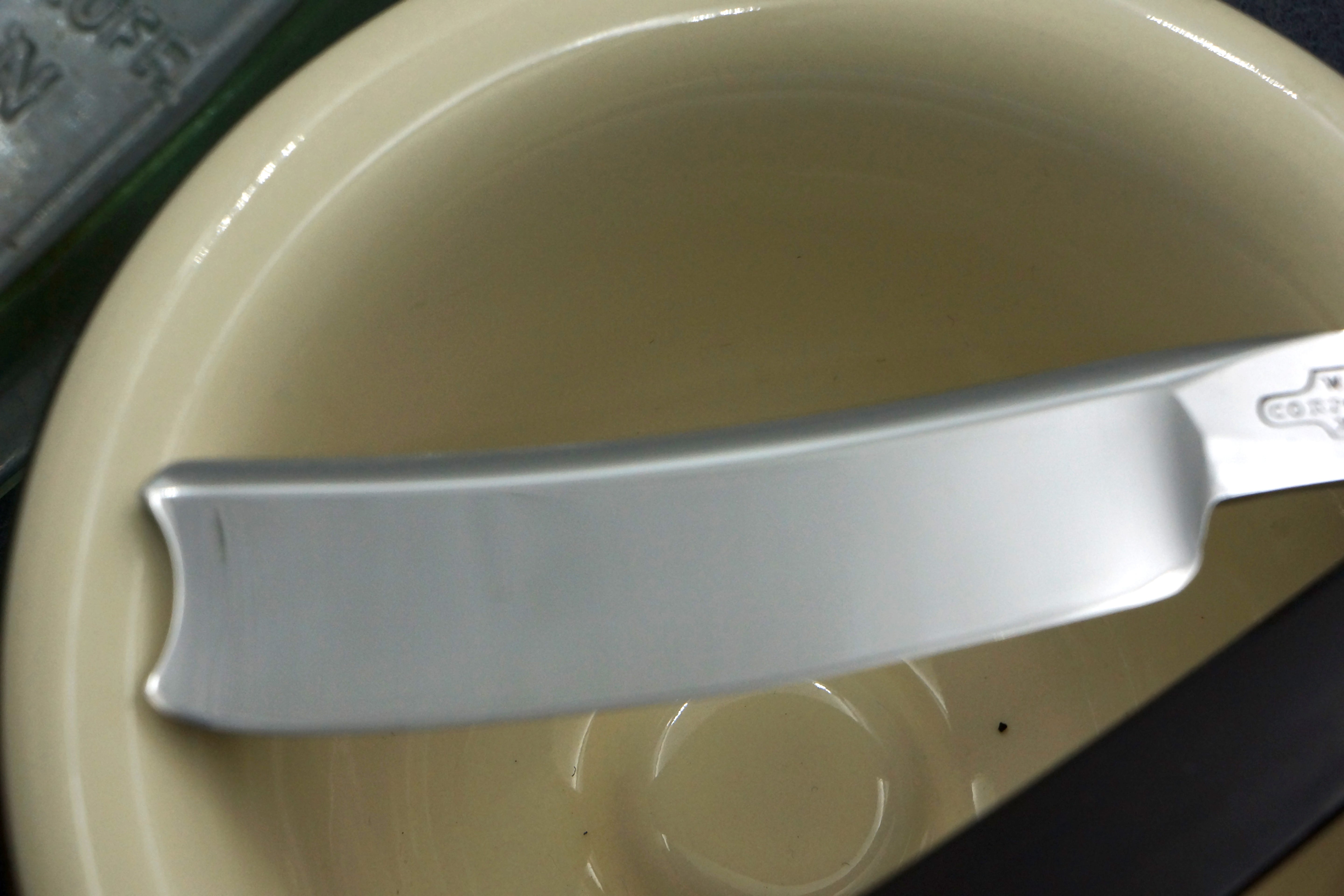 W. Taylor 6/8 Near Wedge Blade with New Horn Scales - Restored Sheffield Straight Razor - Shave Ready