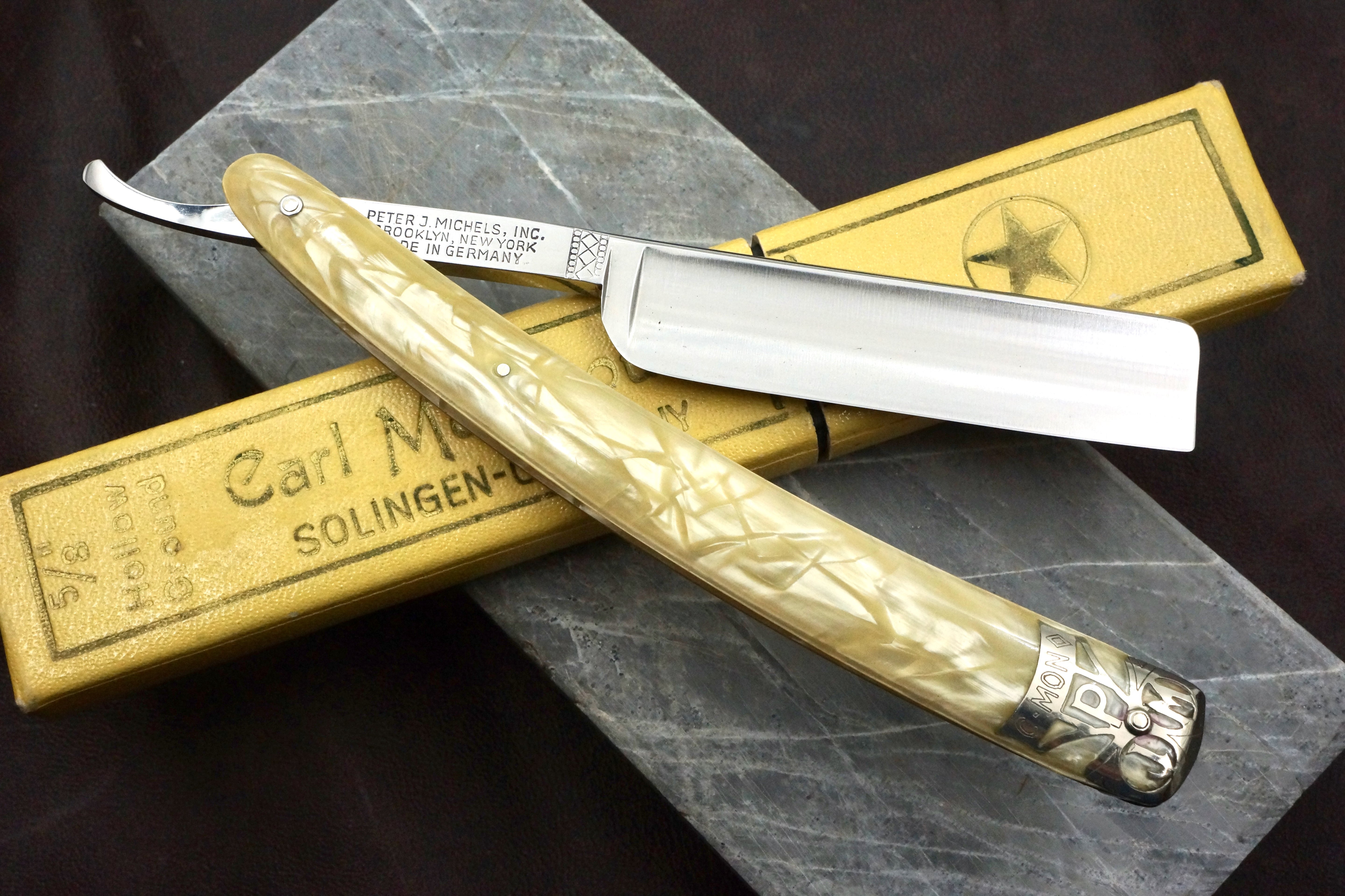 Peter J. Michels CMON Super XX - Near Pristine 5/8 Blade - Vintage Solingen Straight Razor - Shave Ready