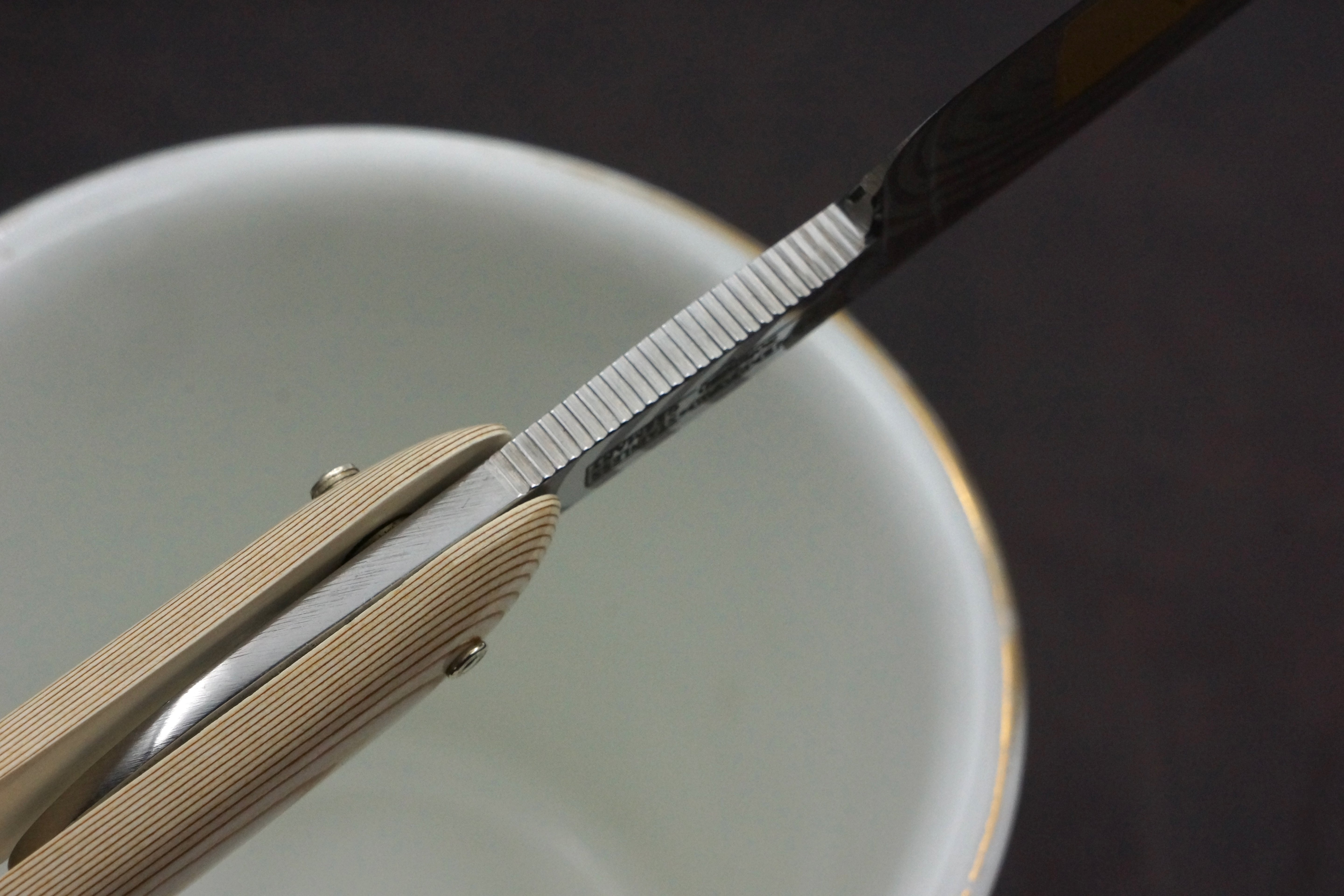 Dovo "En Vogue" No. 105 - Preowned Fancy 11/16 Full Hollow Blade - Solingen Straight Razor - Shave Ready