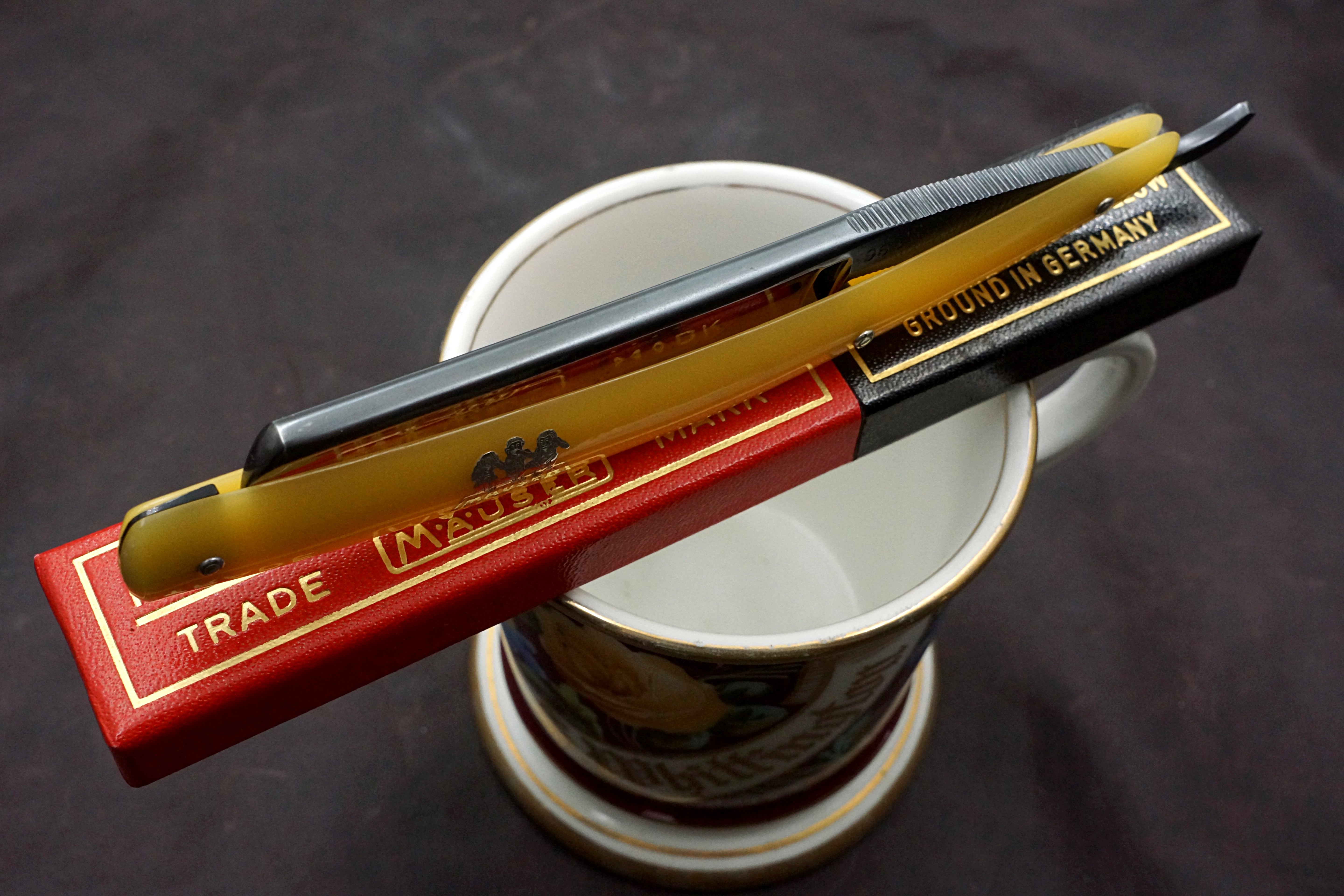 Henckels & Hammesfahr Mauser - Excellent 13/16 Blade - Vintage Solingen Straight Razor - Shave Ready