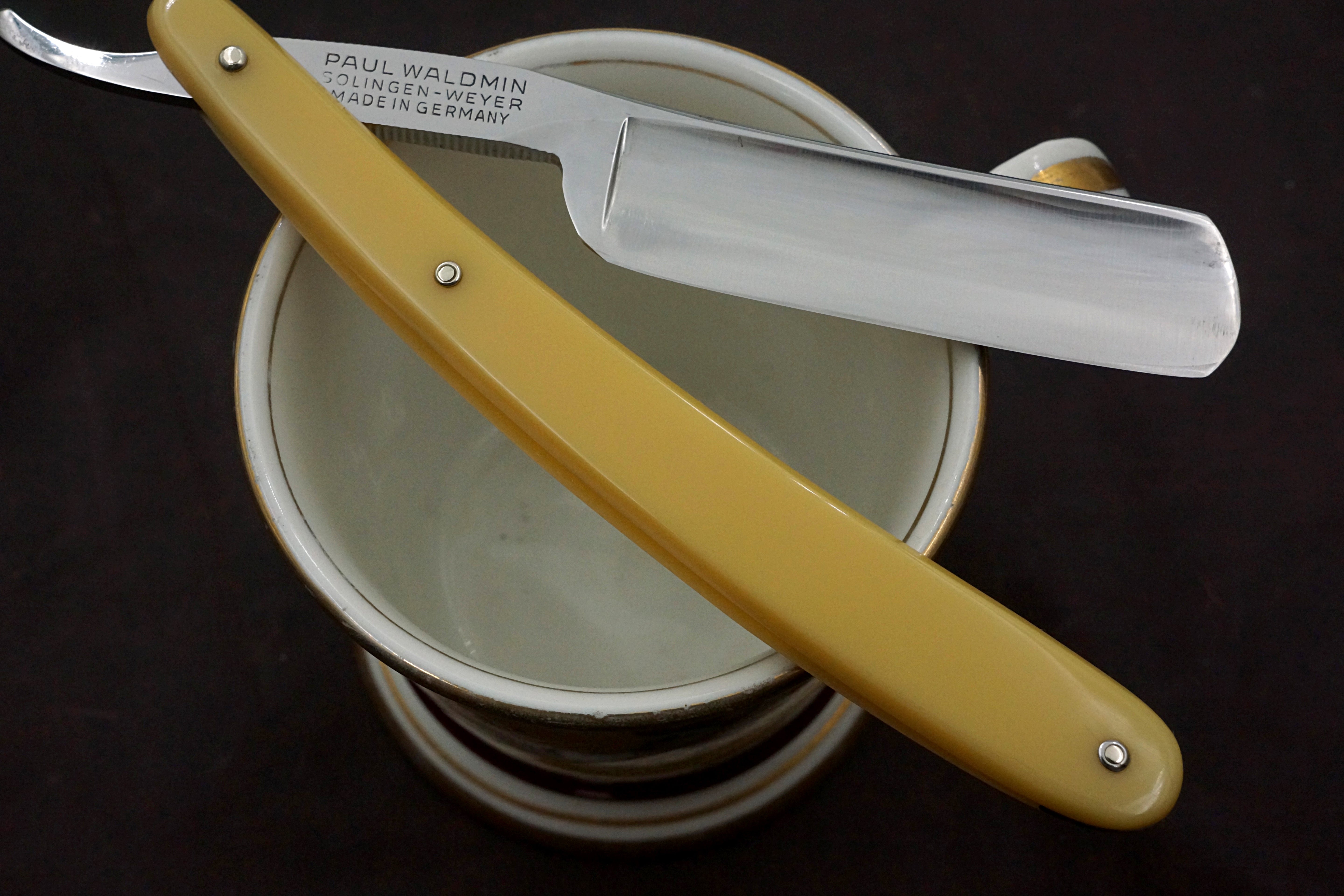 Paul Waldmin 13/16 Full Hollow Blade - Excellent Restored Vintage Solingen Straight Razor - Shave Ready