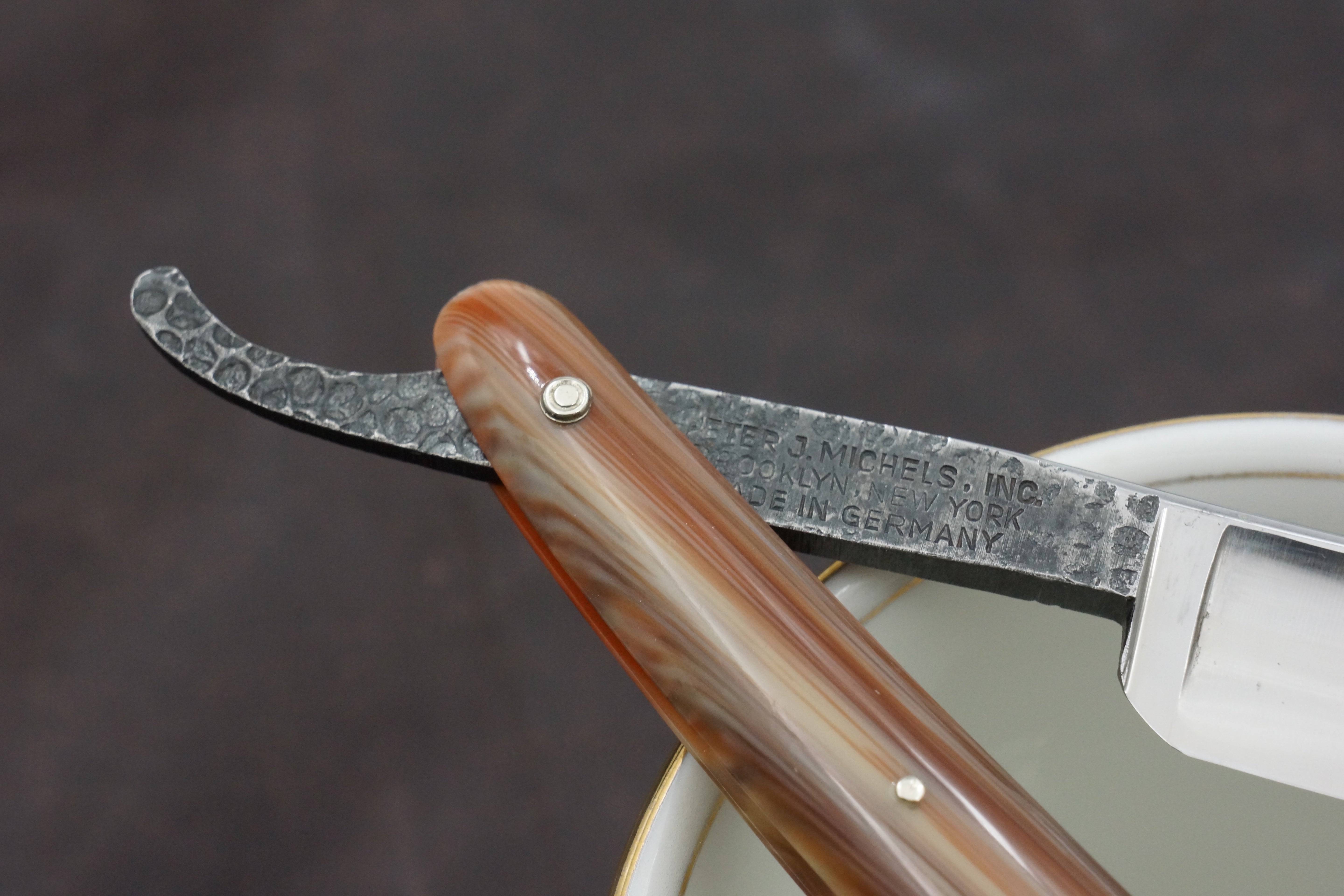 Peter J. Michels CMON HF - Near Pristine 5/8 Blade - Vintage Solingen Straight Razor - Shave Ready