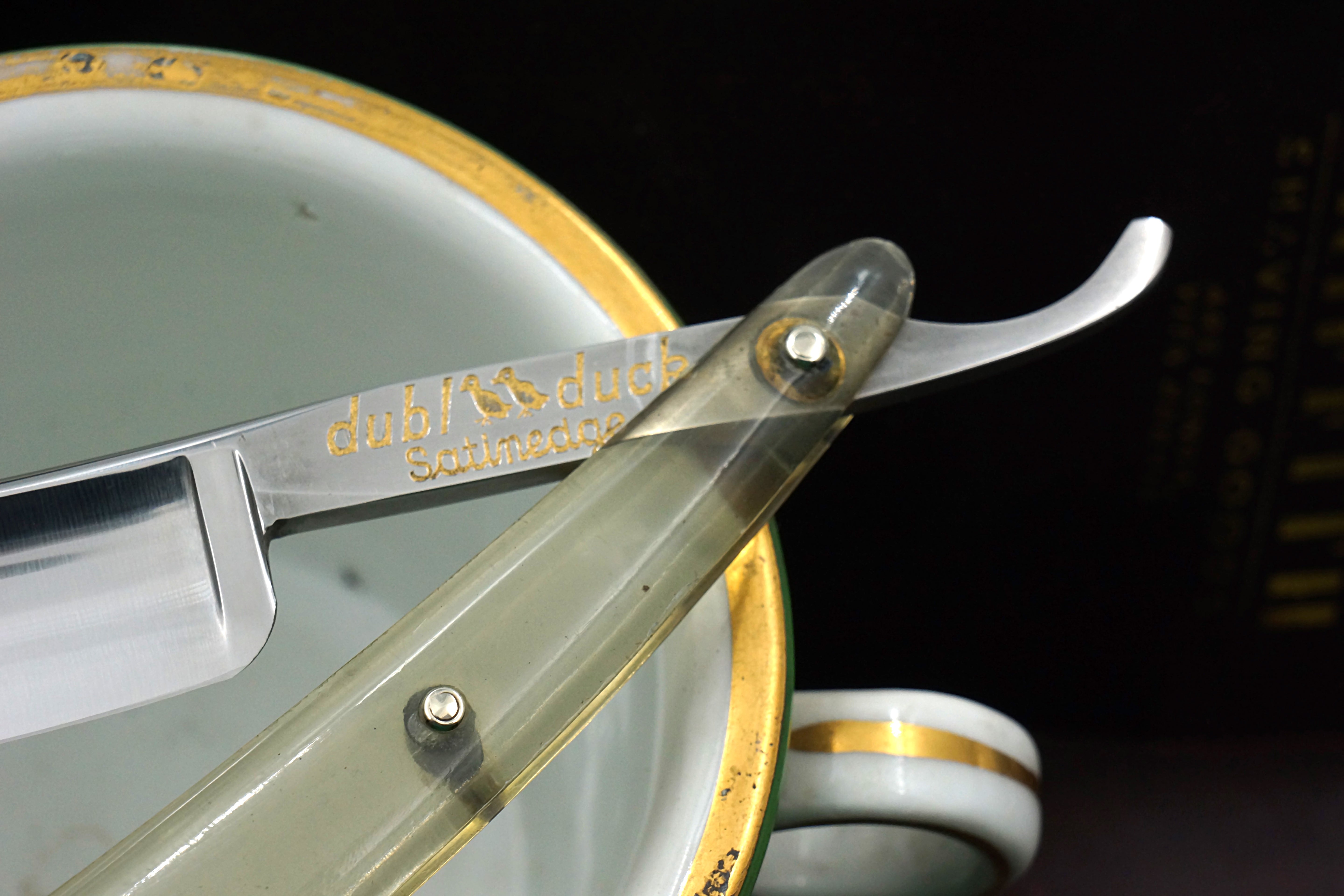 Dubl Duck Satinedge 11/16 Blade - Excellent Vintage Near Pristine Solingen Straight Razor - Shave Ready