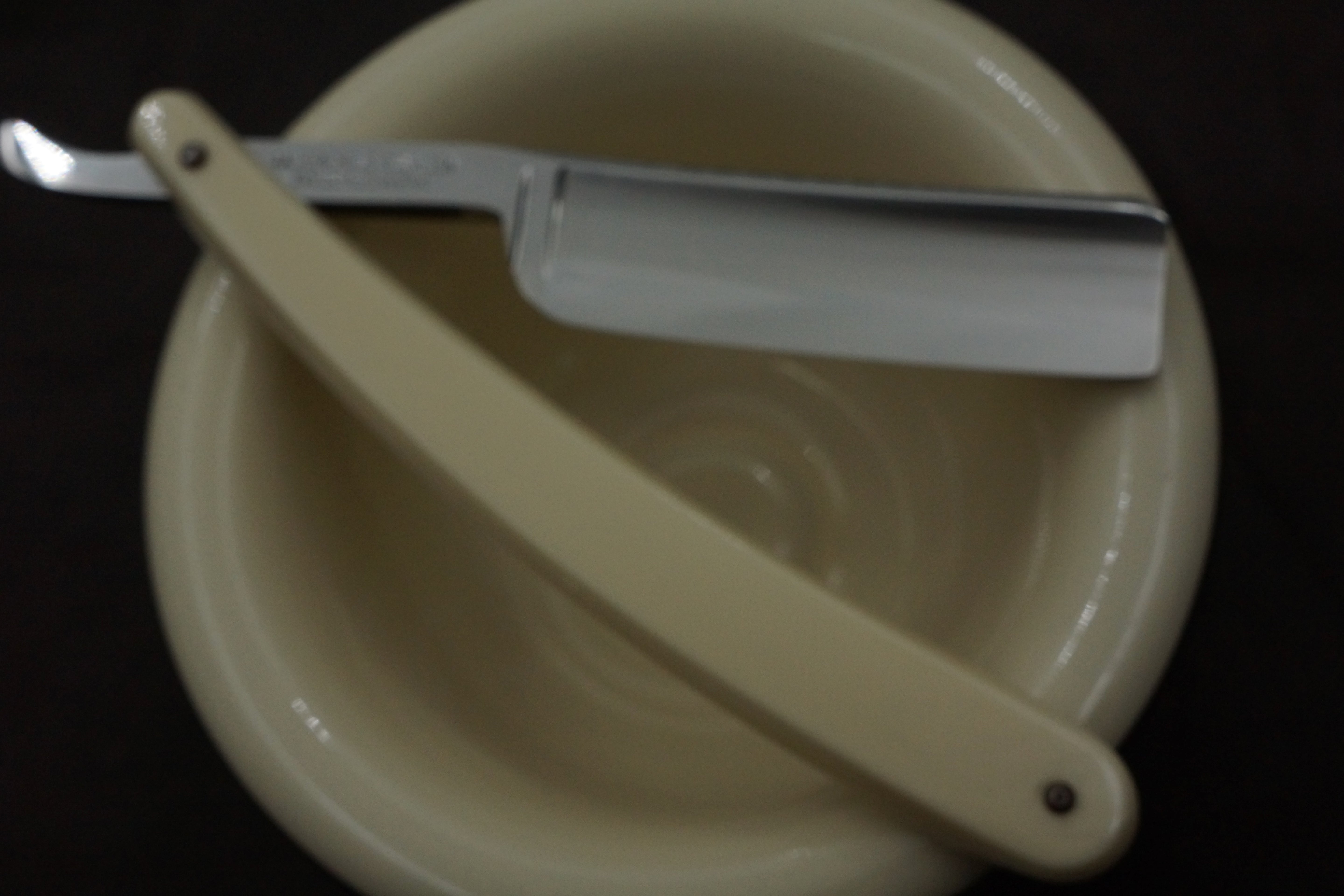 Henckels Friodur Anniversary No. 250 - 13/16 Near Mint Stainless Steel Full Hollow - Solingen Straight Razor - Shave Ready