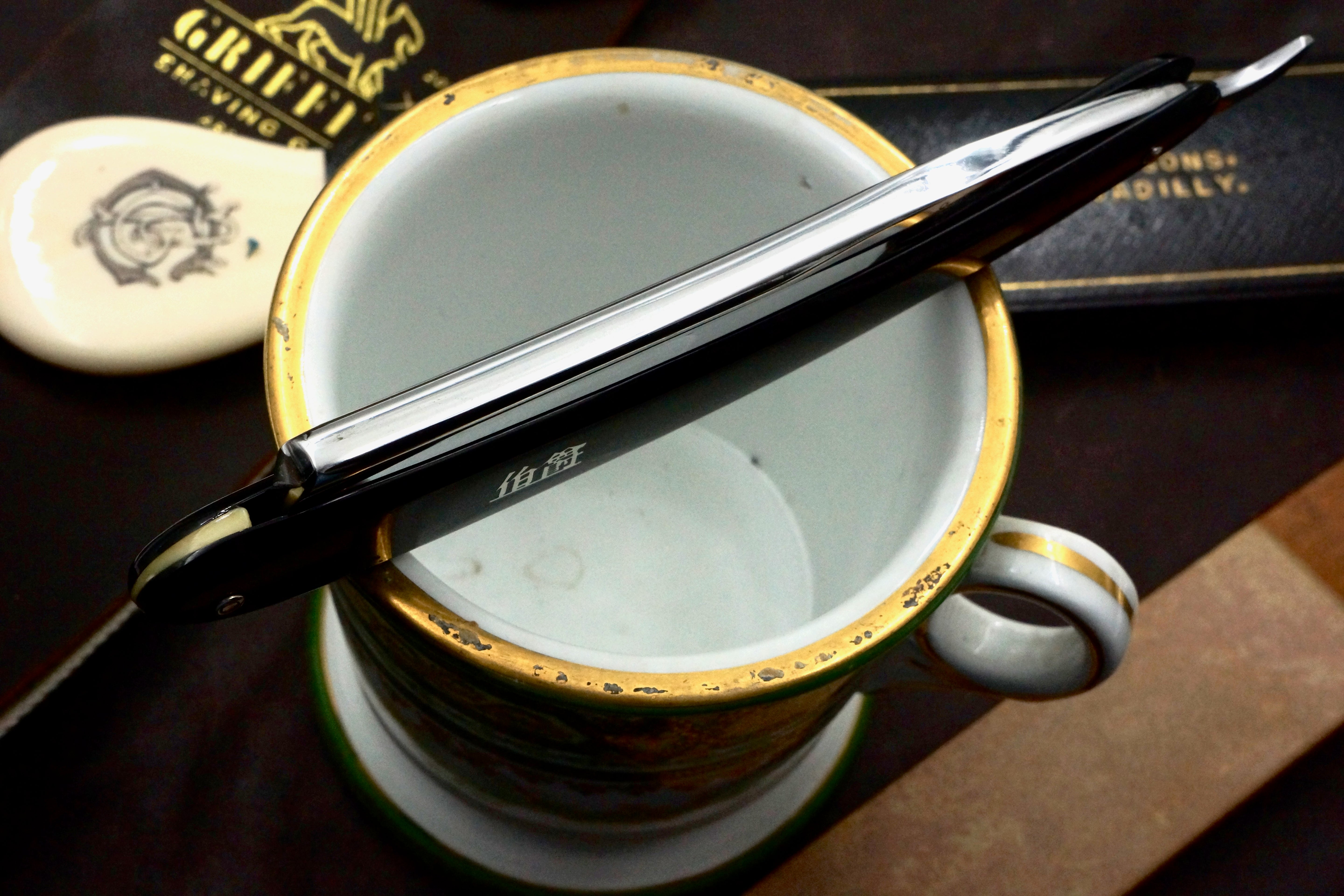 Takigawa Co. - Excellent Restored 13/16 Quarter Hollow Vintage Japanese Straight Razor - Shave Ready