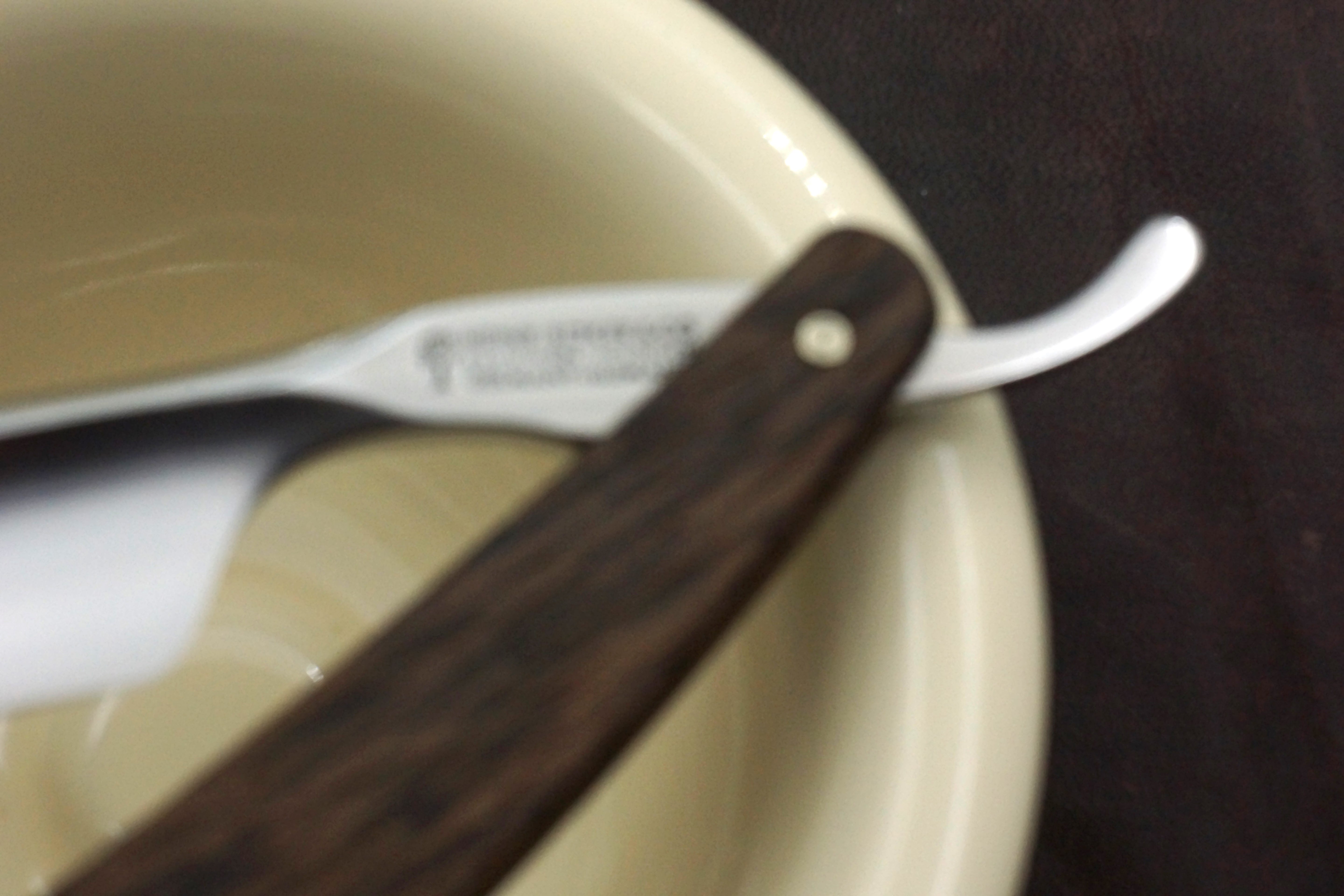 Boker "The Celebrated" 6/8 Full Hollow Blade with Wenge Scales - Preowned Solingen Straight Razor - Shave Ready