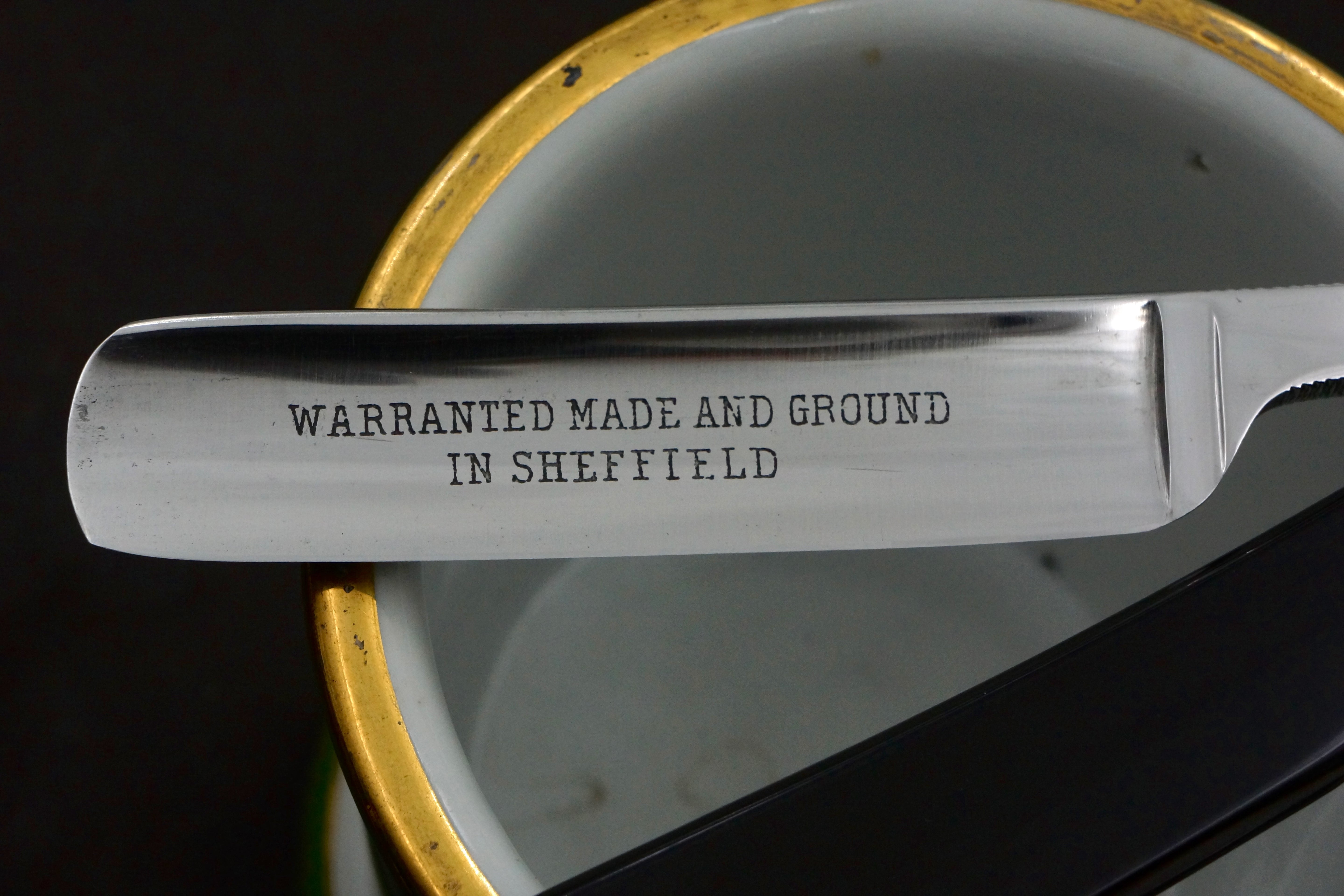 J. Nowill & Sons "Krosskeys" - 11/16 Full Hollow Vintage Sheffield Straight Razor - Shave Ready