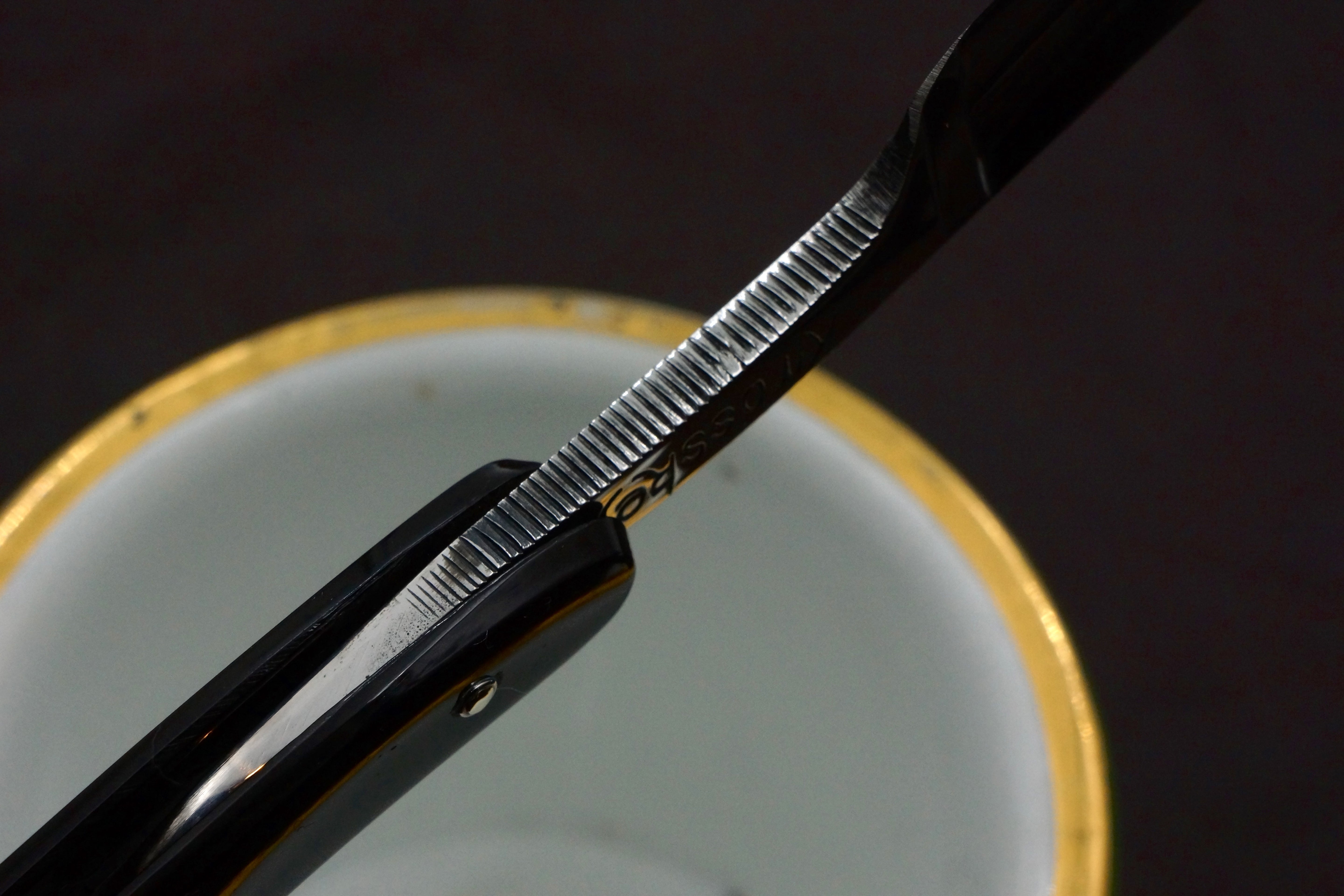 J. Nowill & Sons "Krosskeys" - 11/16 Full Hollow Vintage Sheffield Straight Razor - Shave Ready