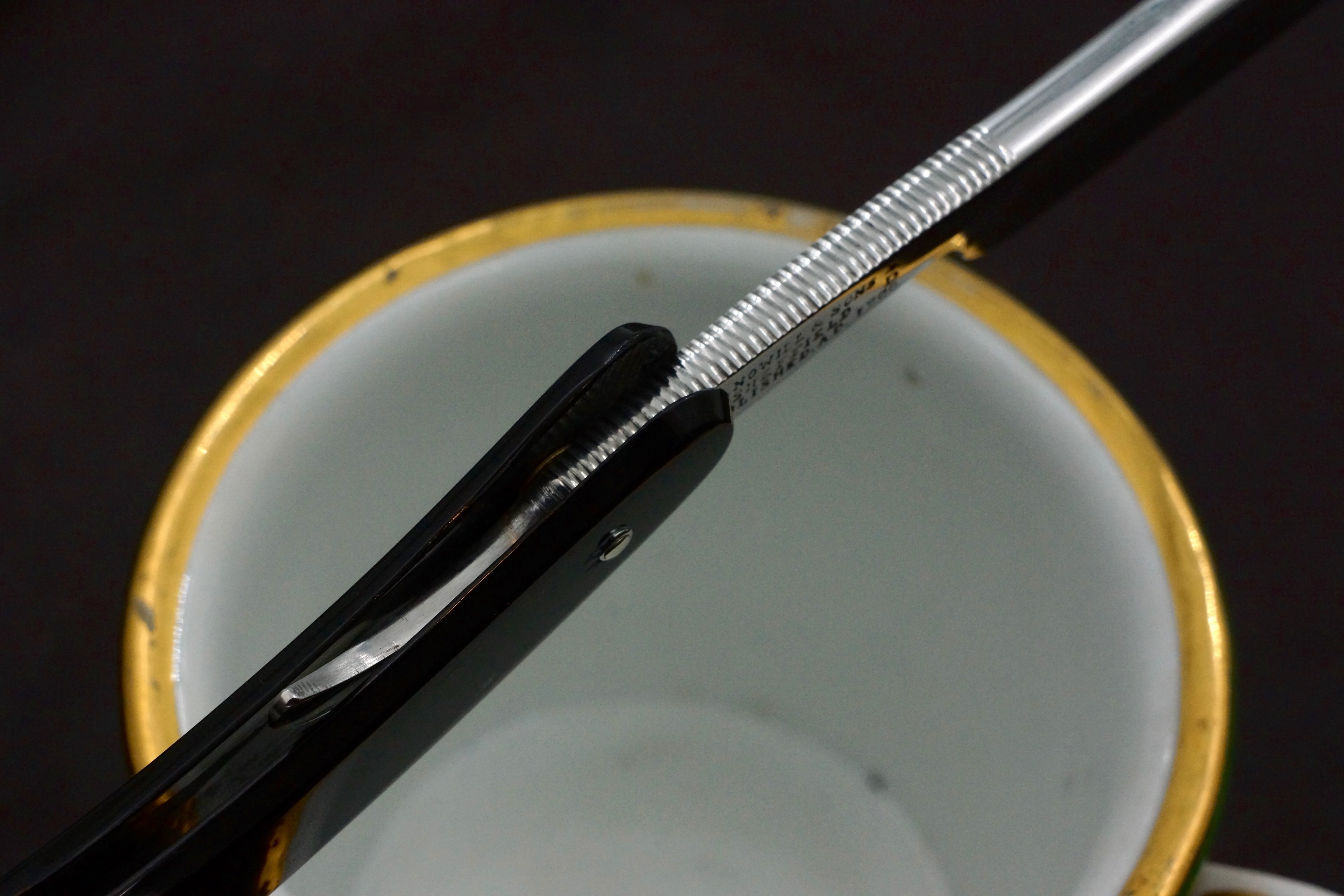 J. Nowill & Sons "Krosskeys" - 11/16 Full Hollow Vintage Sheffield Straight Razor - Shave Ready