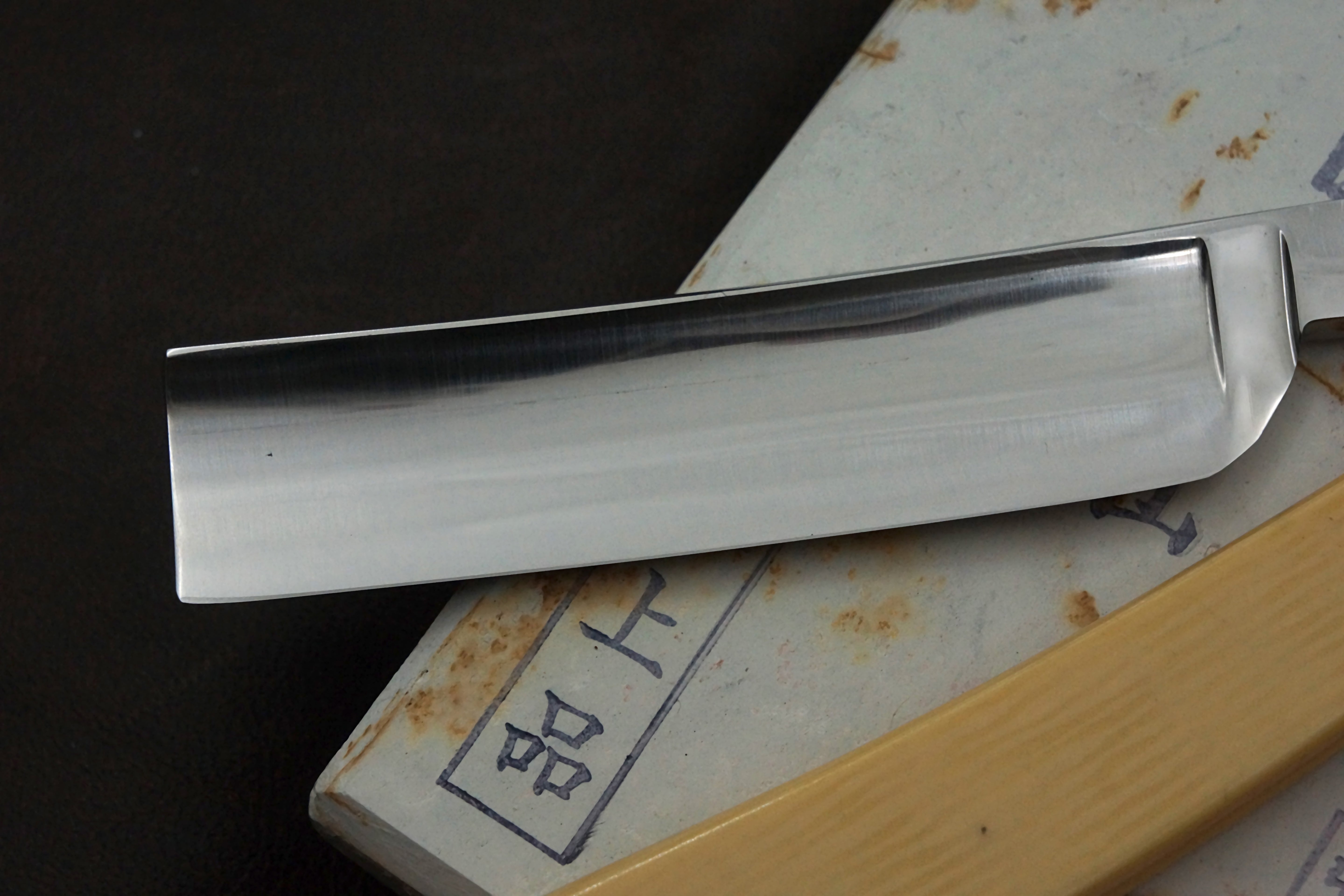 Challenge Cutlery « Celebrated Rifle Razor » Lame entièrement creuse 5/8 - Rasoir droit américain vintage - Prêt à raser