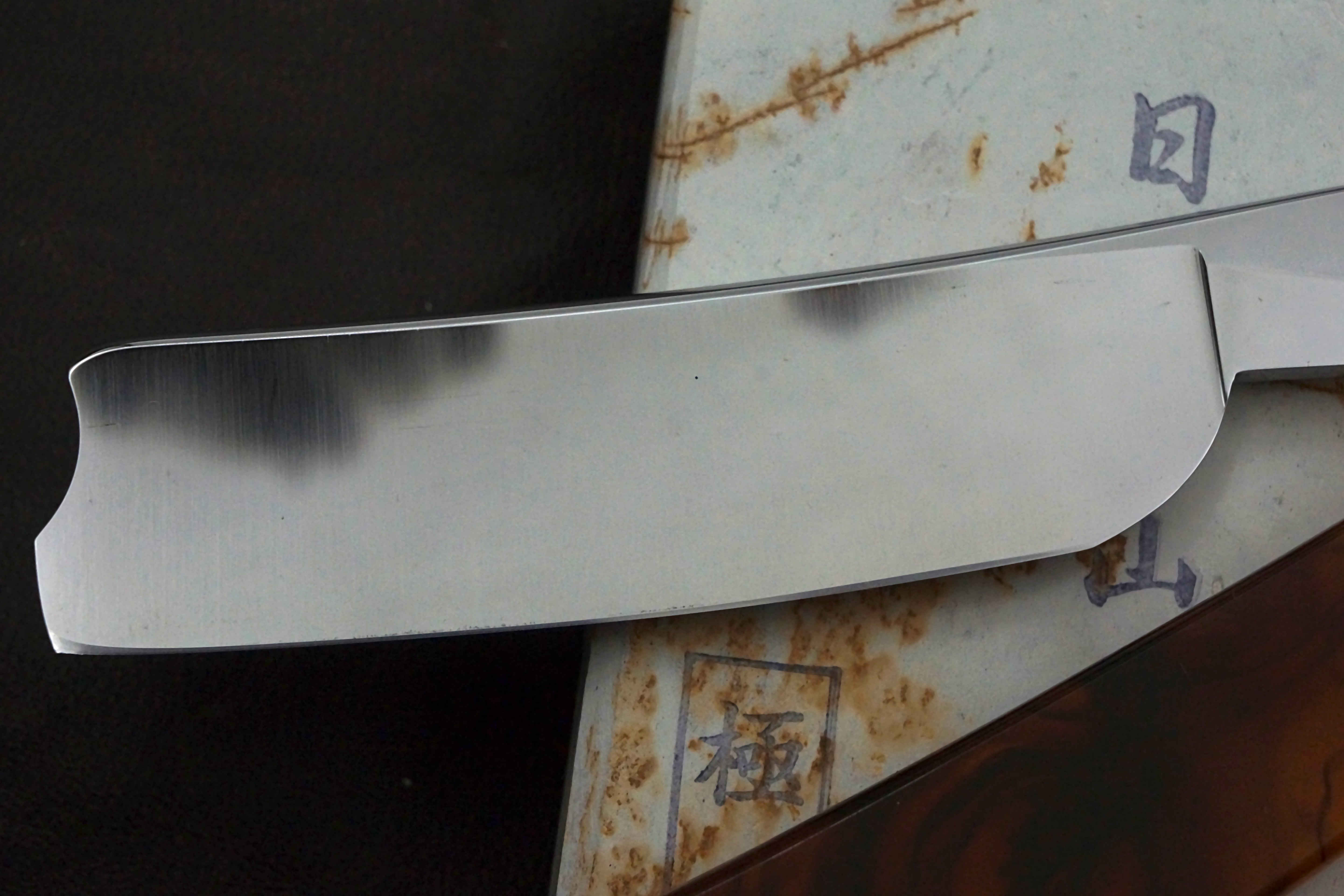 Riga Razor 7/8 Quarter Hollow Blade with Acrylic Scales - Preowned Custom Straight Razor - Shave Ready