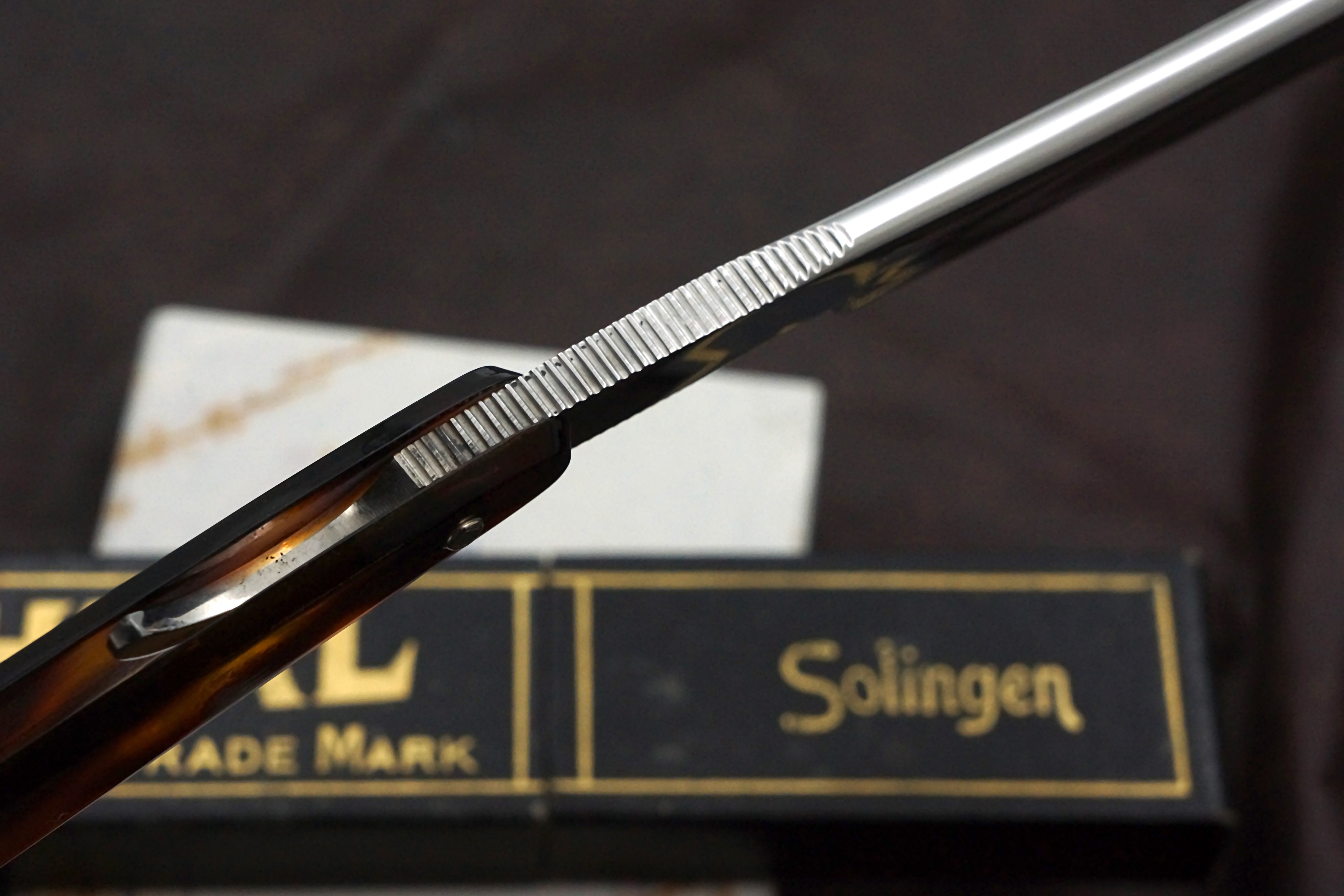 Bechtal No. 89 Near Pristine 11/16 Full Hollow Blade - Solingen Vintage Straight Razor - Shave Ready