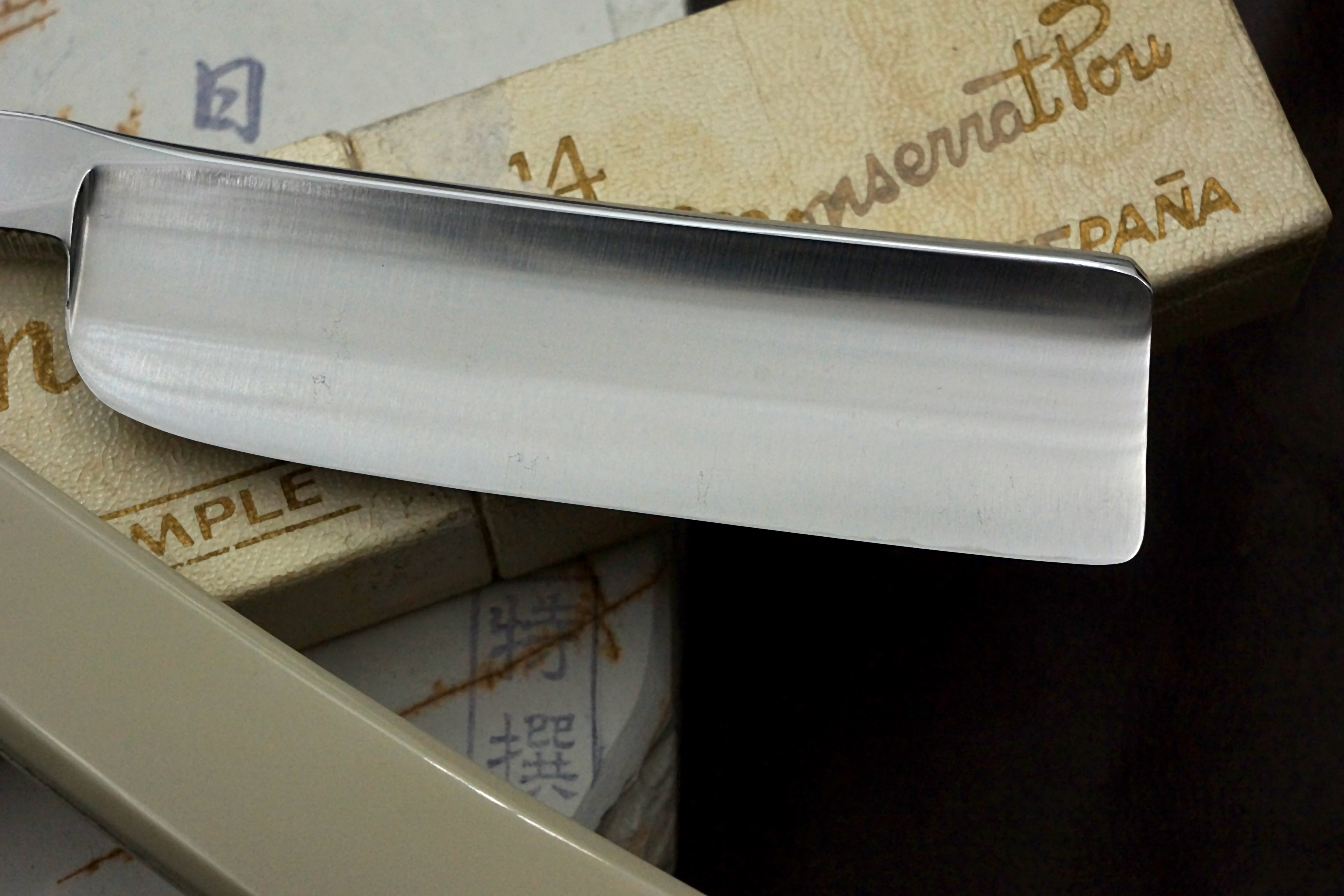 Filarmonica JMP Doble Temple No. 14 15/16" Full Hollow Blade - Near Mint Vintage Spanish Straight Razor - Shave Ready