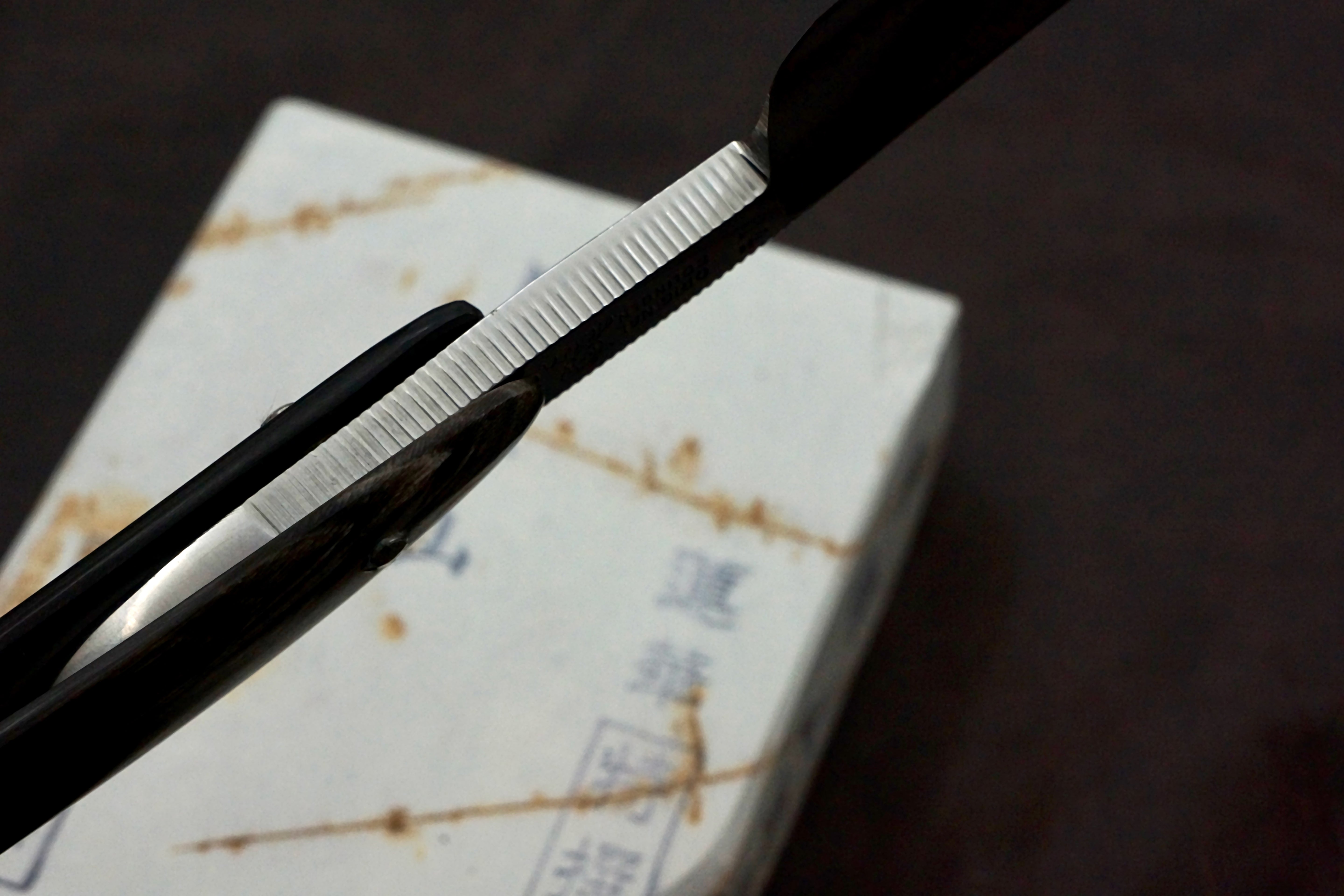 Schulze No. 14 15/16 Full Hollow - Solingen Straight Razor with Horn Scales - Shave Ready