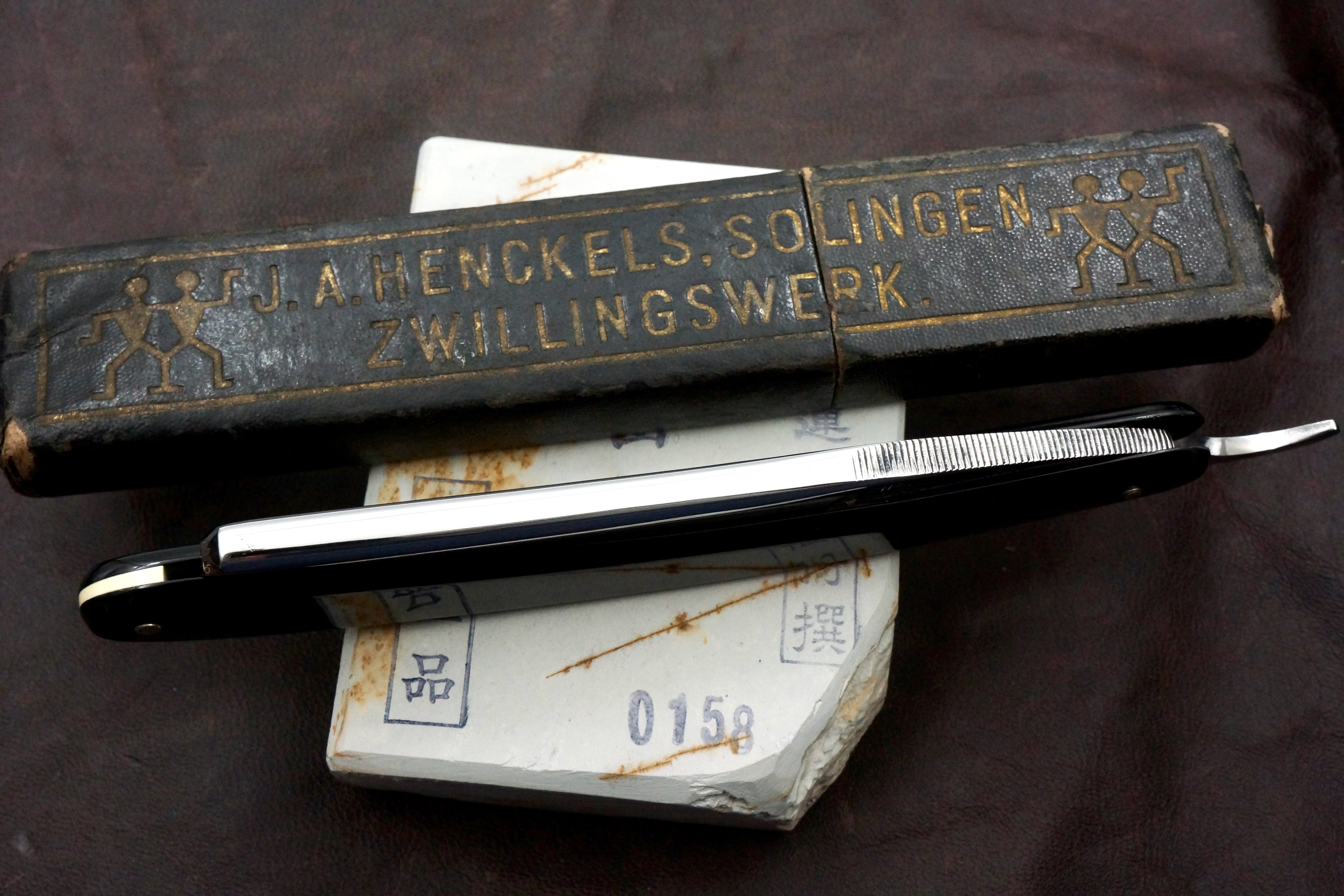 Henckels / Guillermo Hoppe No. 14 - RARE 15/16 Full Hollow Blade - Excellent++ Vintage Solingen Straight Razor - Shave Ready