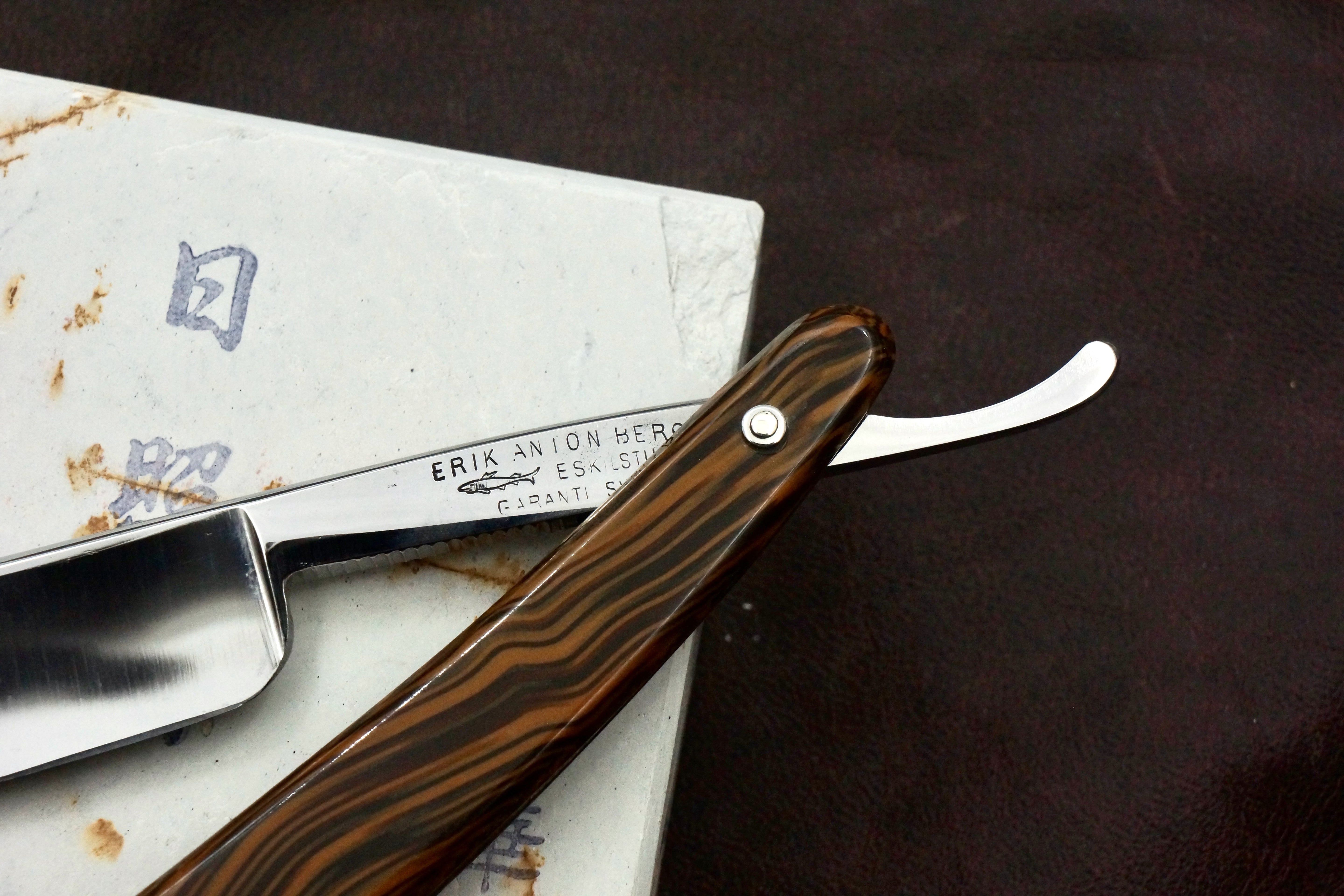 Erik Anton Berg 9/16 Near Wedge - Fully Restored Eskilstuna Sweden Straight Razor - Shave Ready