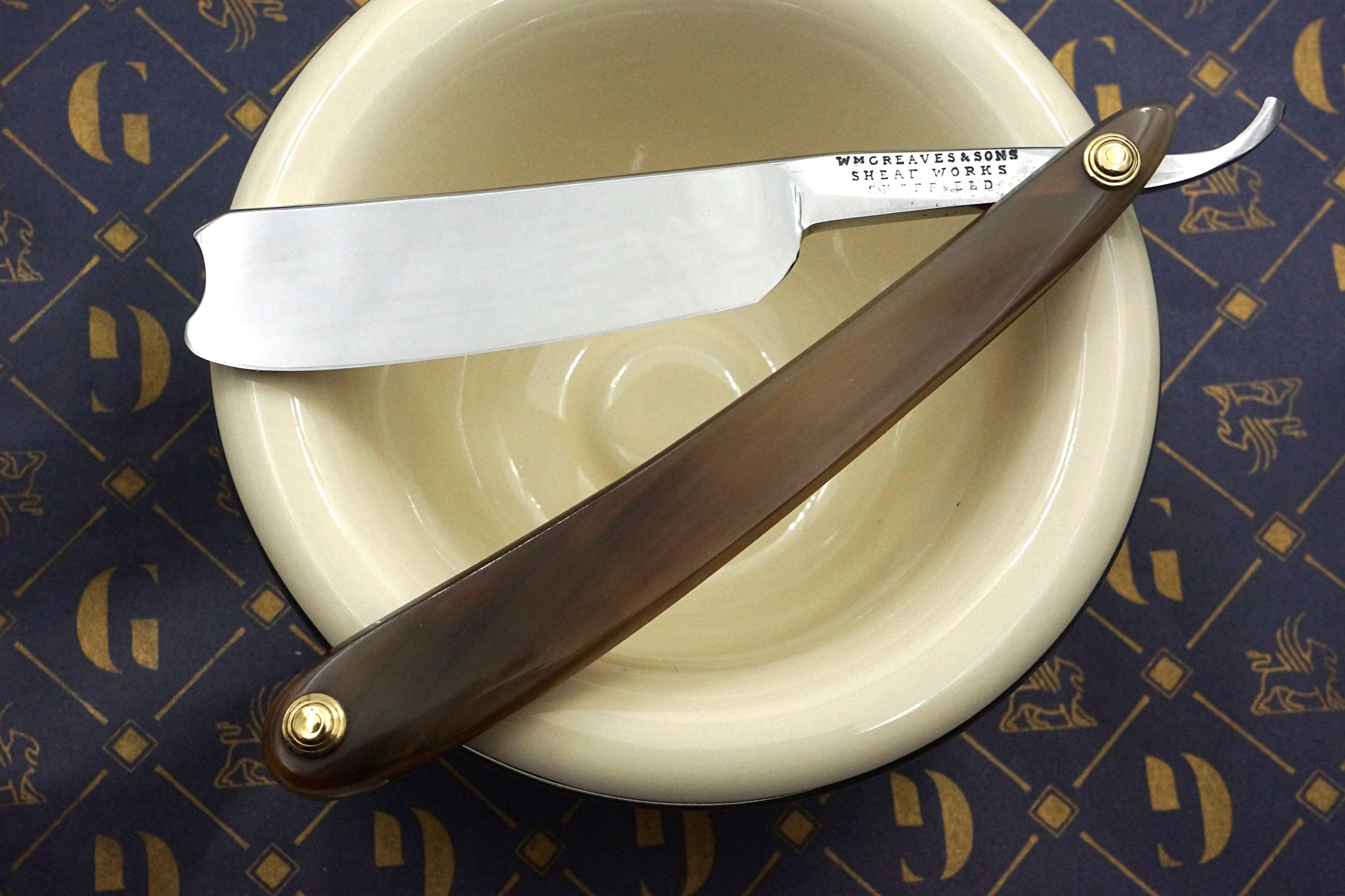 William Greaves - 7/8 Blade with New Horn Scales - Stunning Fully Restored Sheffield Straight Razor - Shave Ready