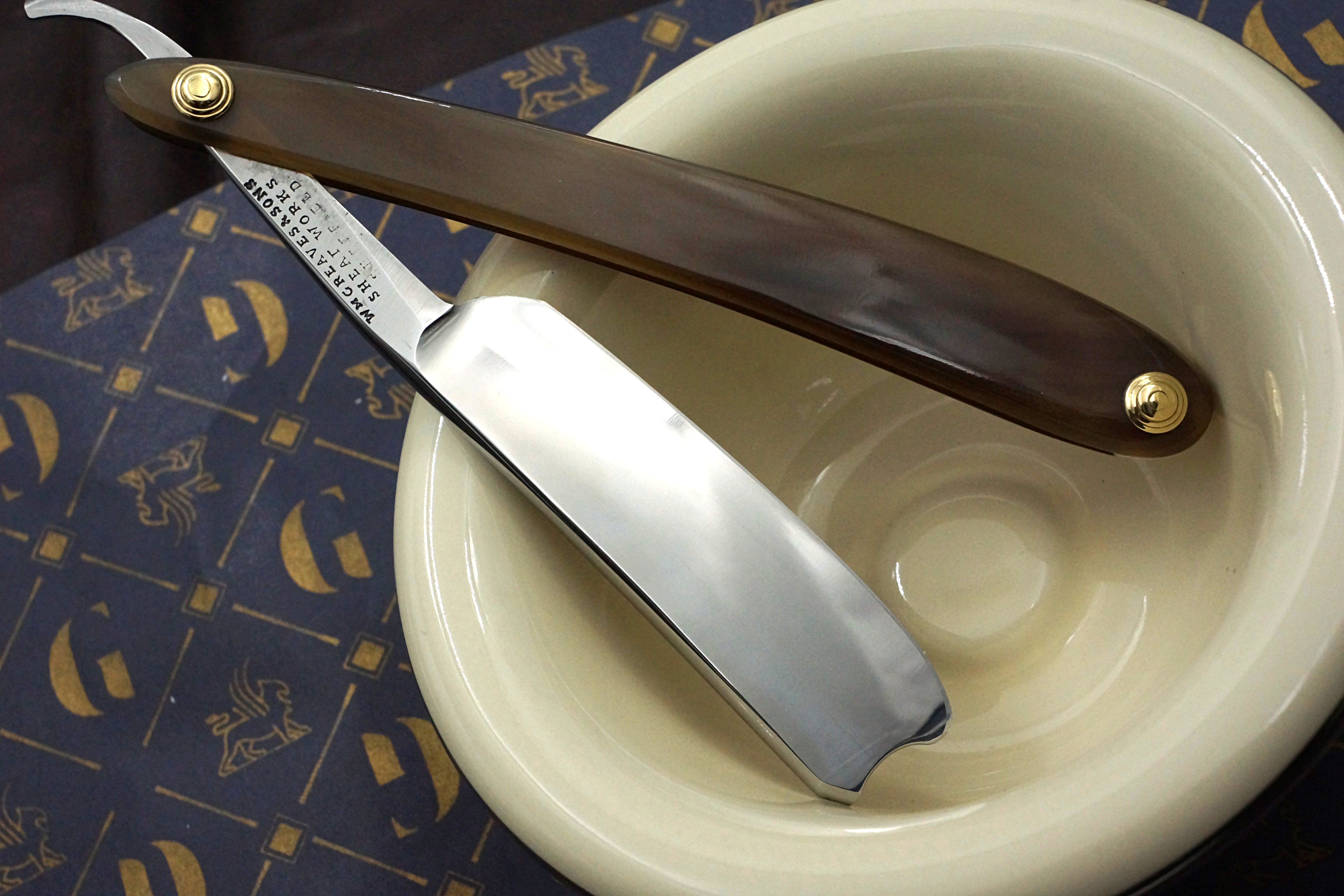 William Greaves - 7/8 Blade with New Horn Scales - Stunning Fully Restored Sheffield Straight Razor - Shave Ready