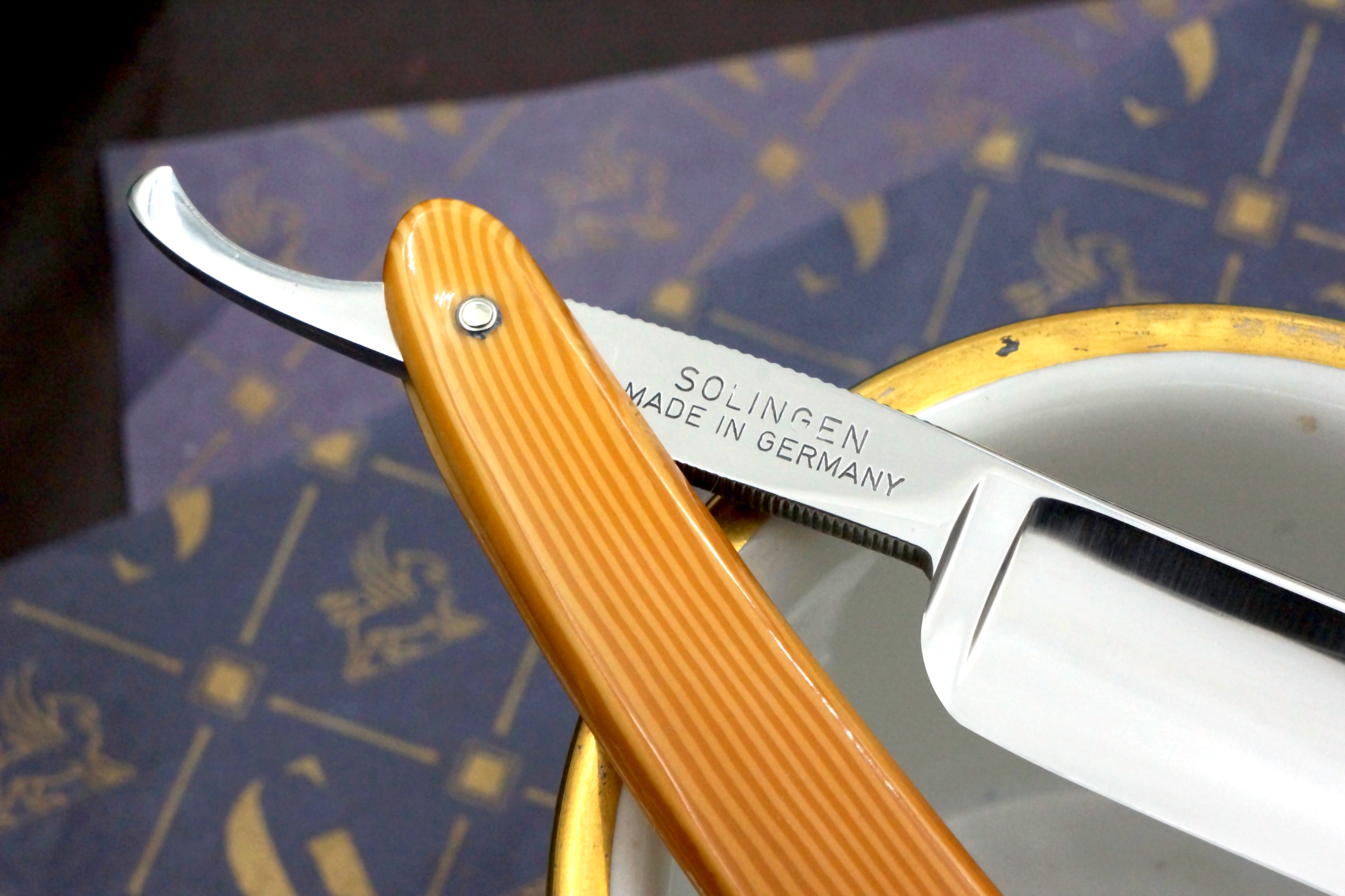 Efendi No.33 - 13/16 Excellent Stainless Steel Full Hollow - Solingen Straight Razor - Shave Ready