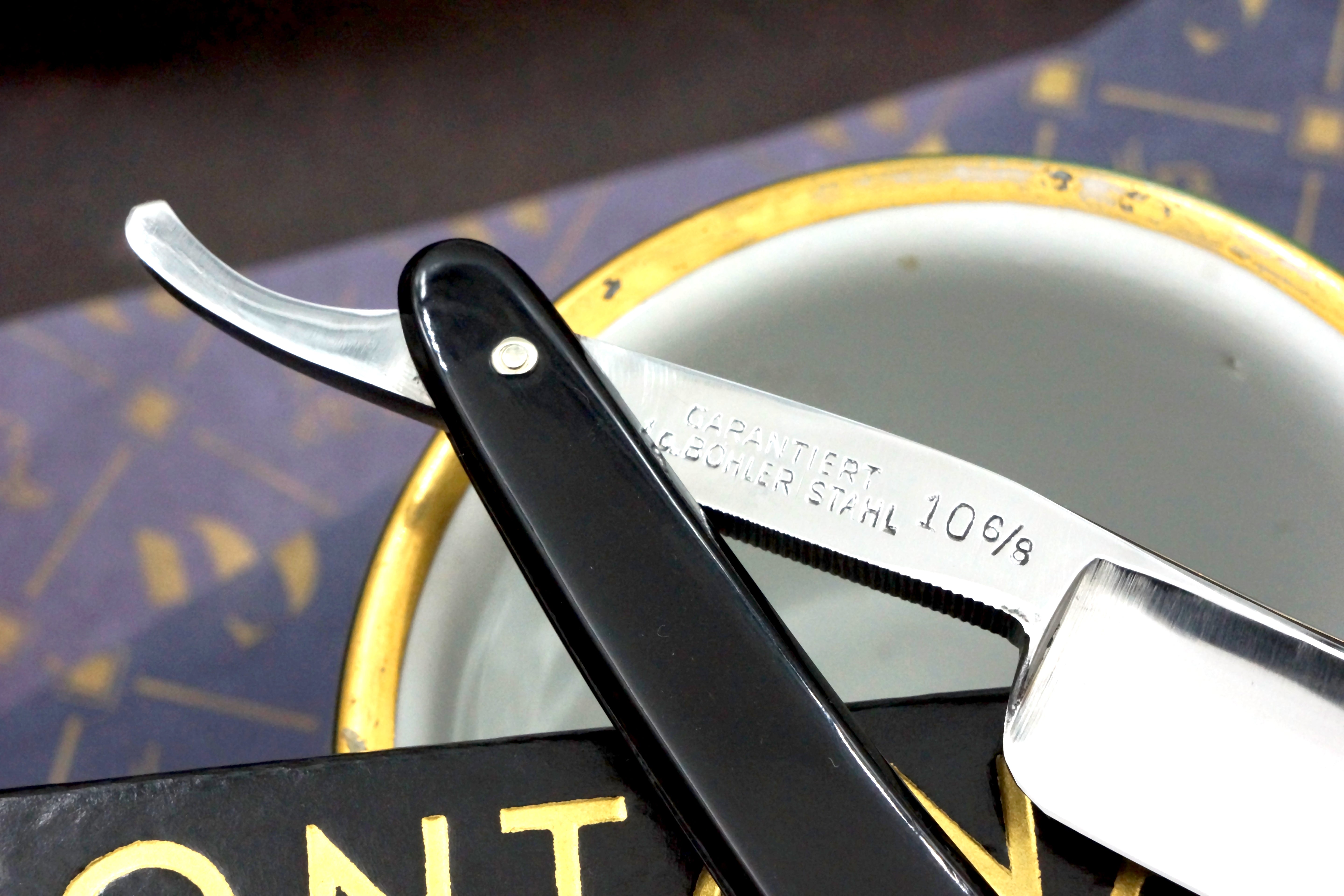 Fontana No. 10 Near Pristine 6/8 Full Hollow Blade - Solingen Vintage Straight Razor - Shave Ready