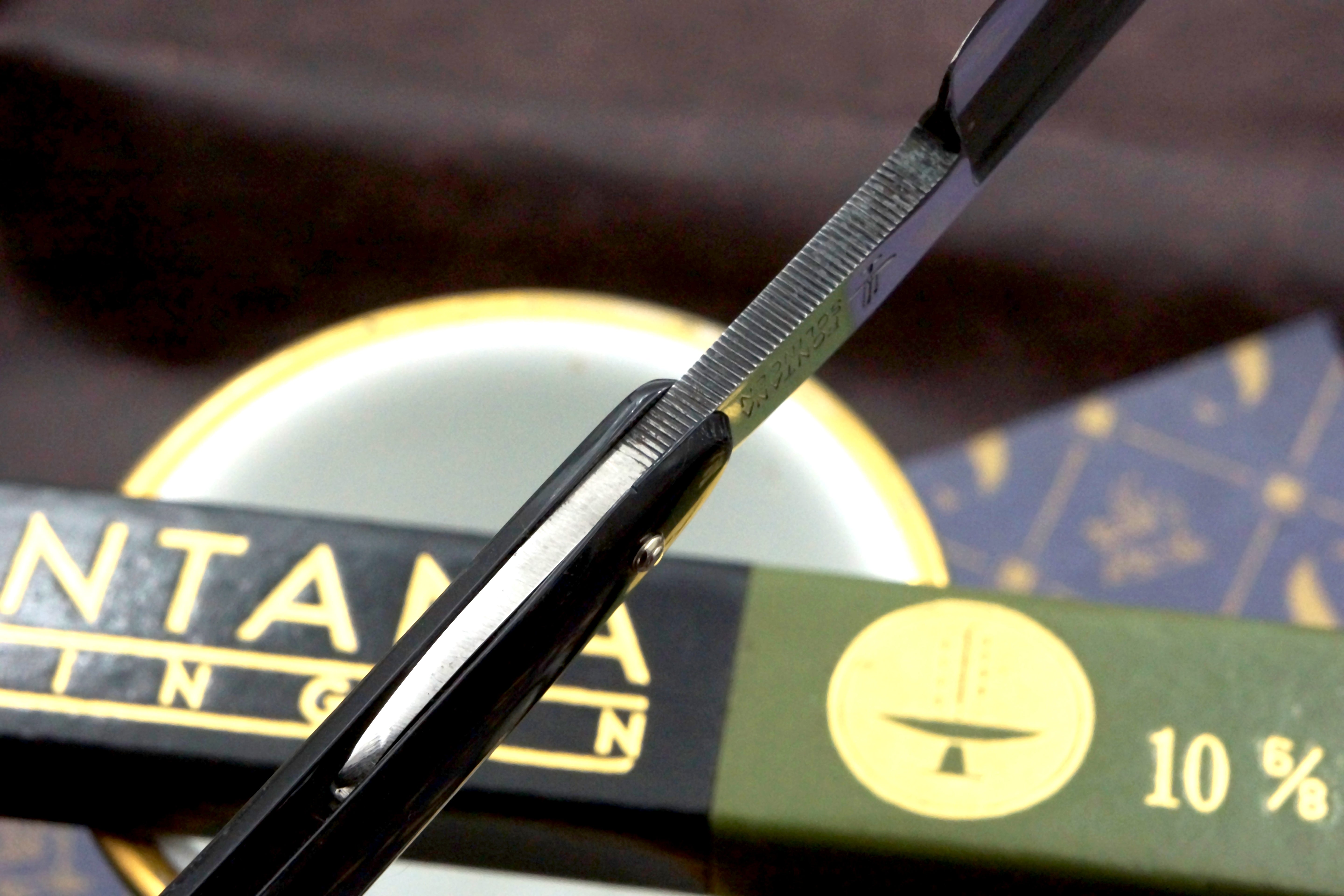 Fontana No. 10 Near Pristine 6/8 Full Hollow Blade - Solingen Vintage Straight Razor - Shave Ready