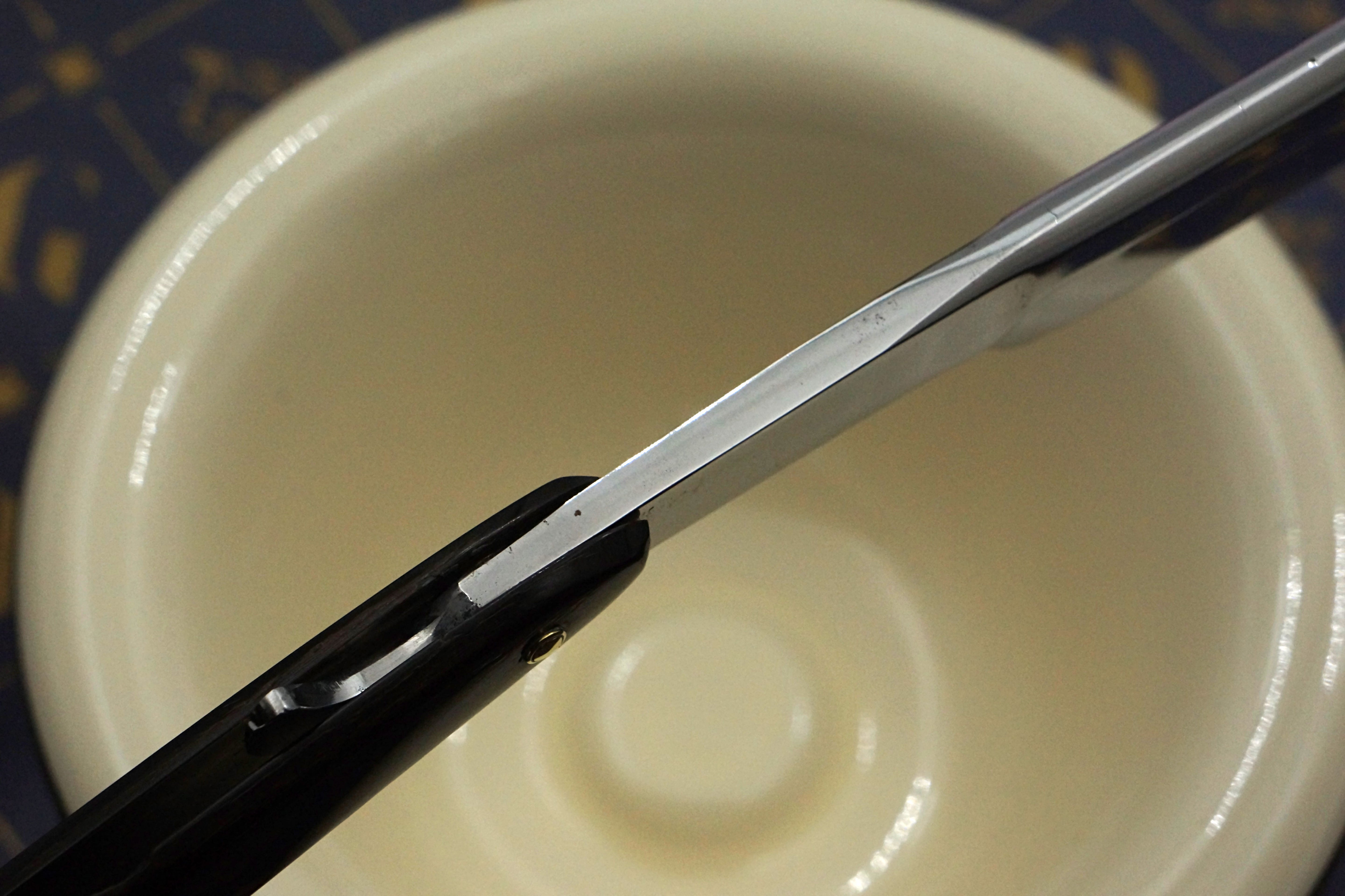 George Wostenholm & Son 7/8 Doubly Carbonized "Diamond Edge" - Rare Fancy Vintage Sheffield Straight Razor - Shave Ready