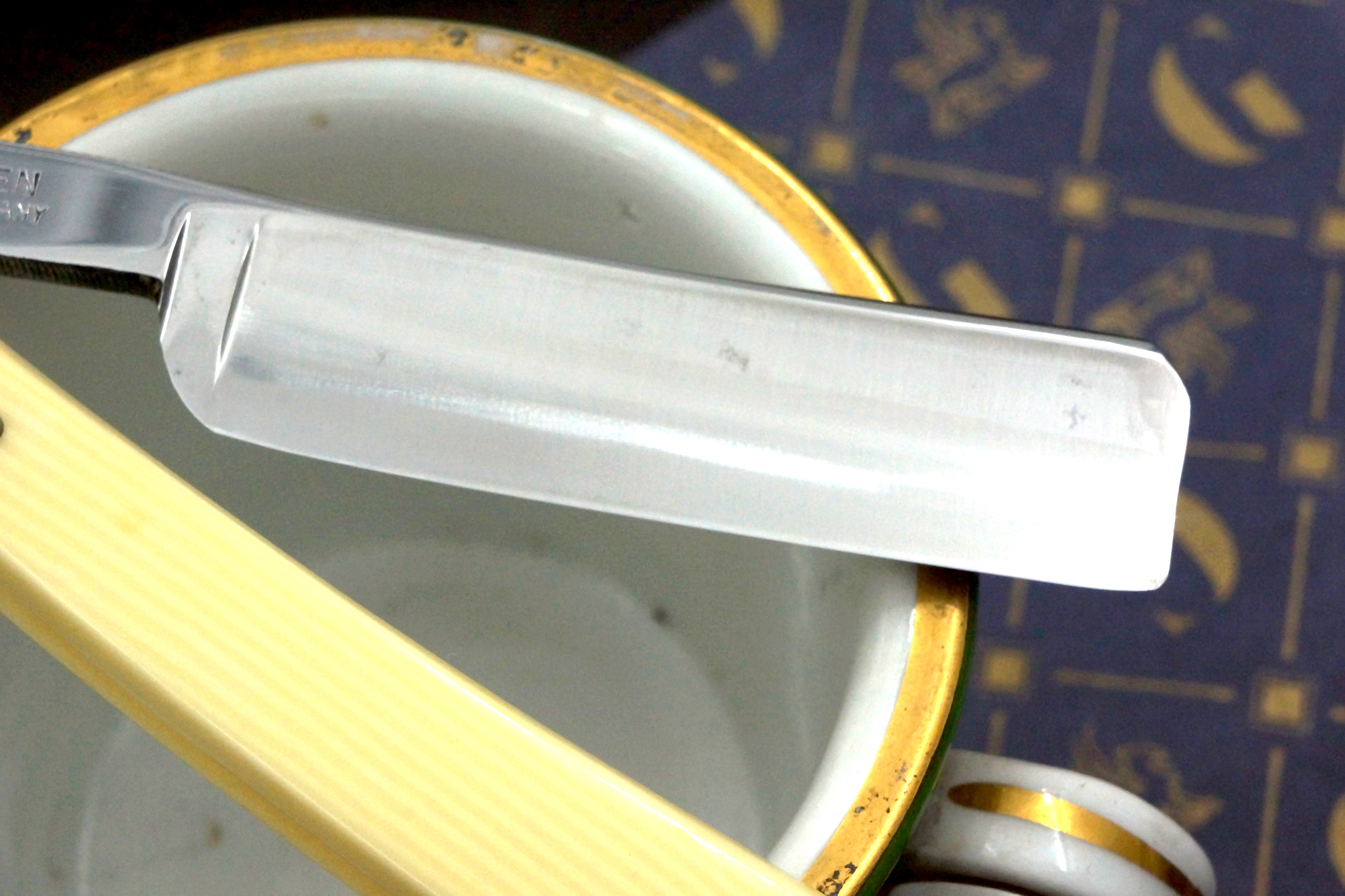 Gevoso No. 131 13/16 Full Hollow Blade - Excellent Restored Vintage Solingen Straight Razor - Shave Ready
