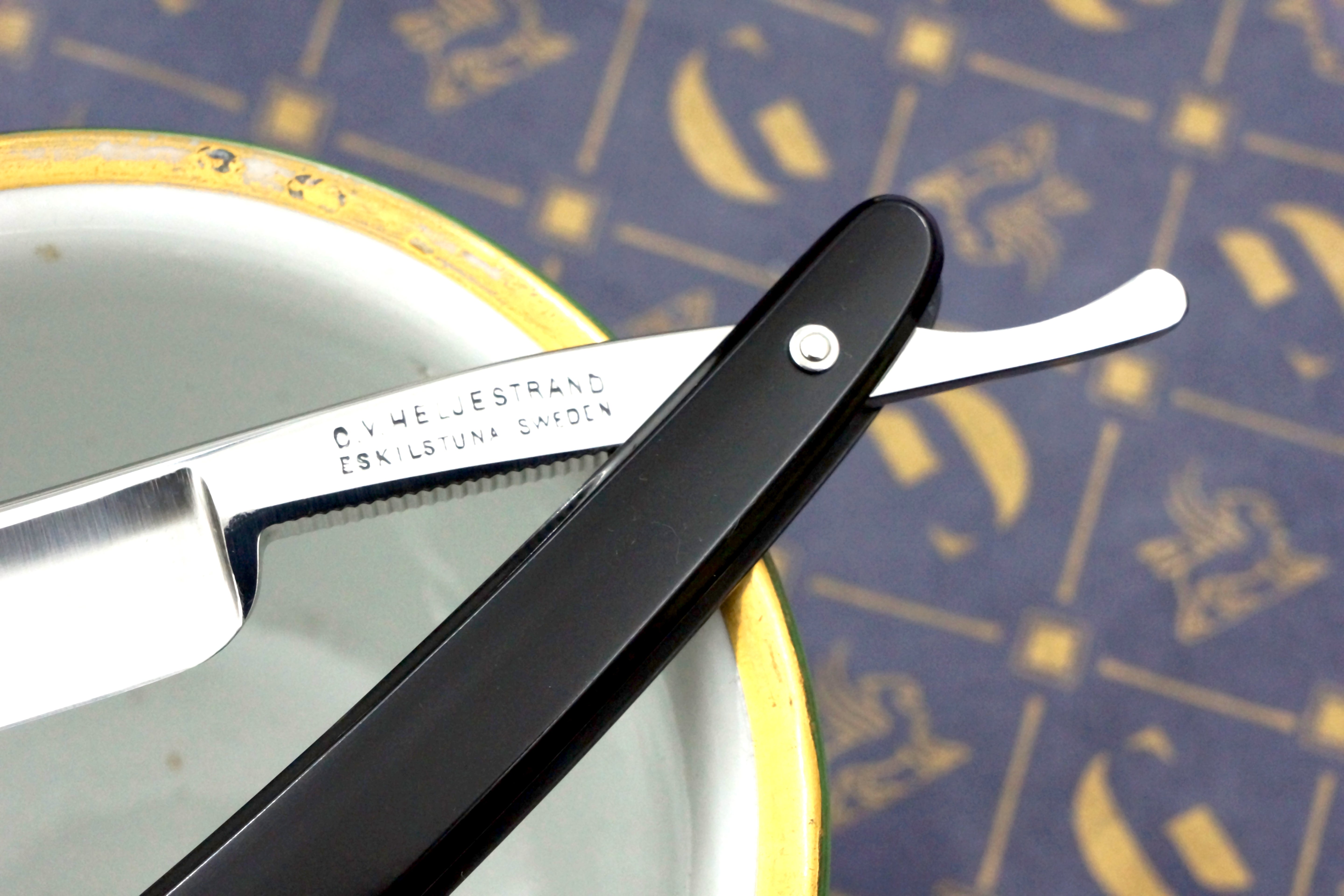C.V. Heljestrand MK No.24 9/16 Blade - Excellent+ Eskilstuna Sweden Straight Razor - Shave Ready