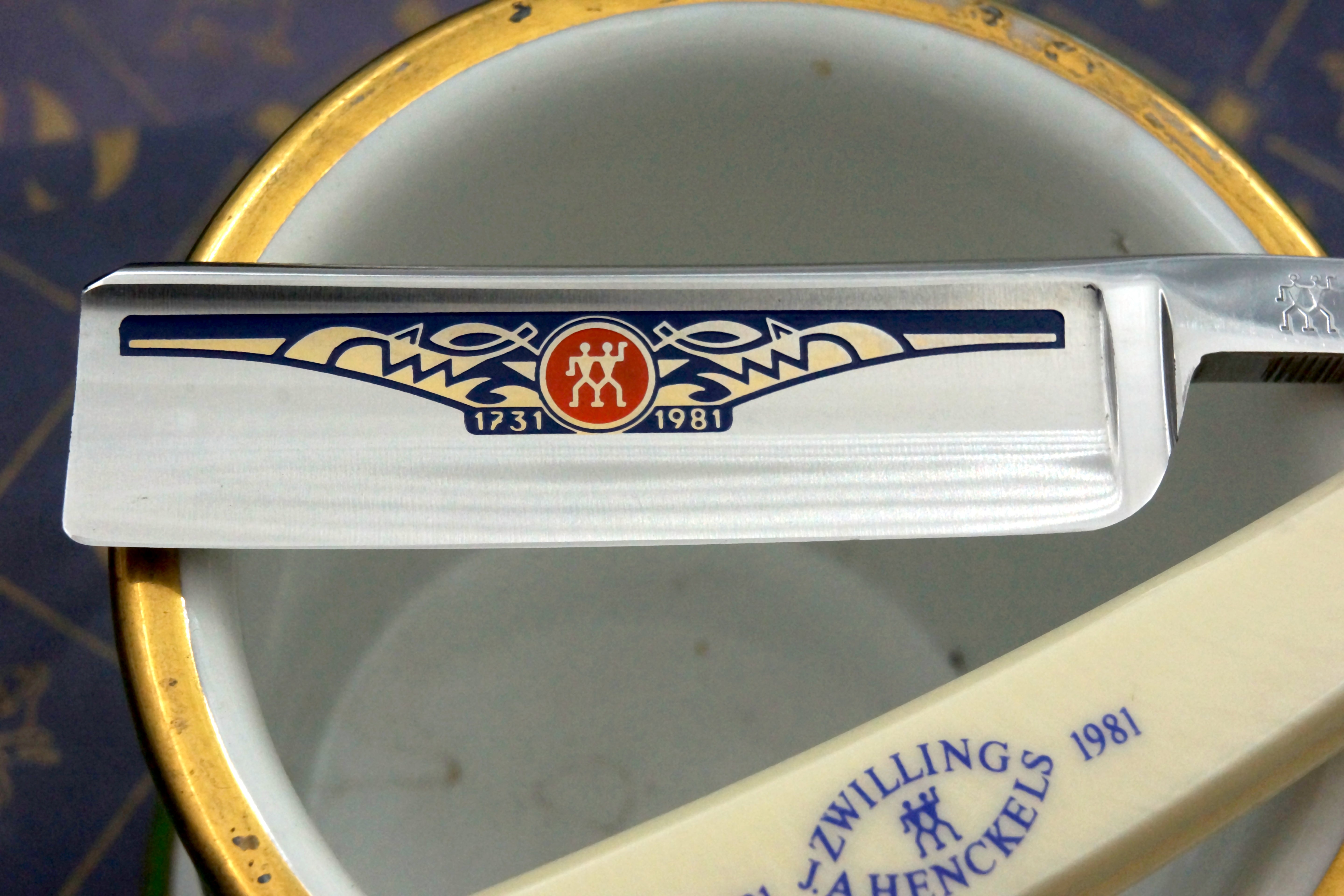 Henckels Friodur Anniversary No. 250 - 13/16 Near Mint Stainless Steel Full Hollow - Solingen Straight Razor - Shave Ready