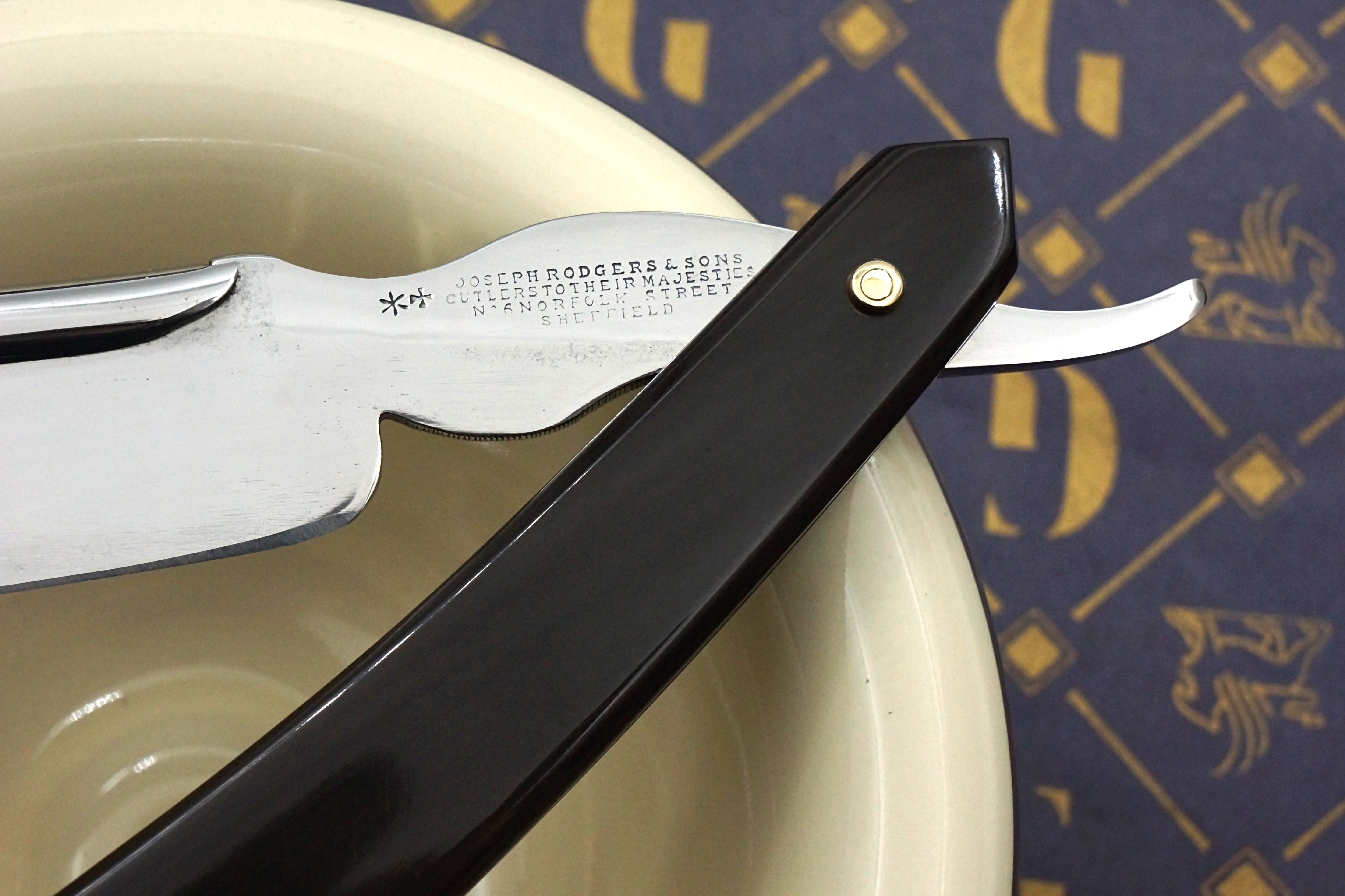 Joseph Rodgers & Sons "Fine Indian Steel" - Very Rare 7/8 Frameback - Fully Restored Sheffield Straight Razor - Shave Ready