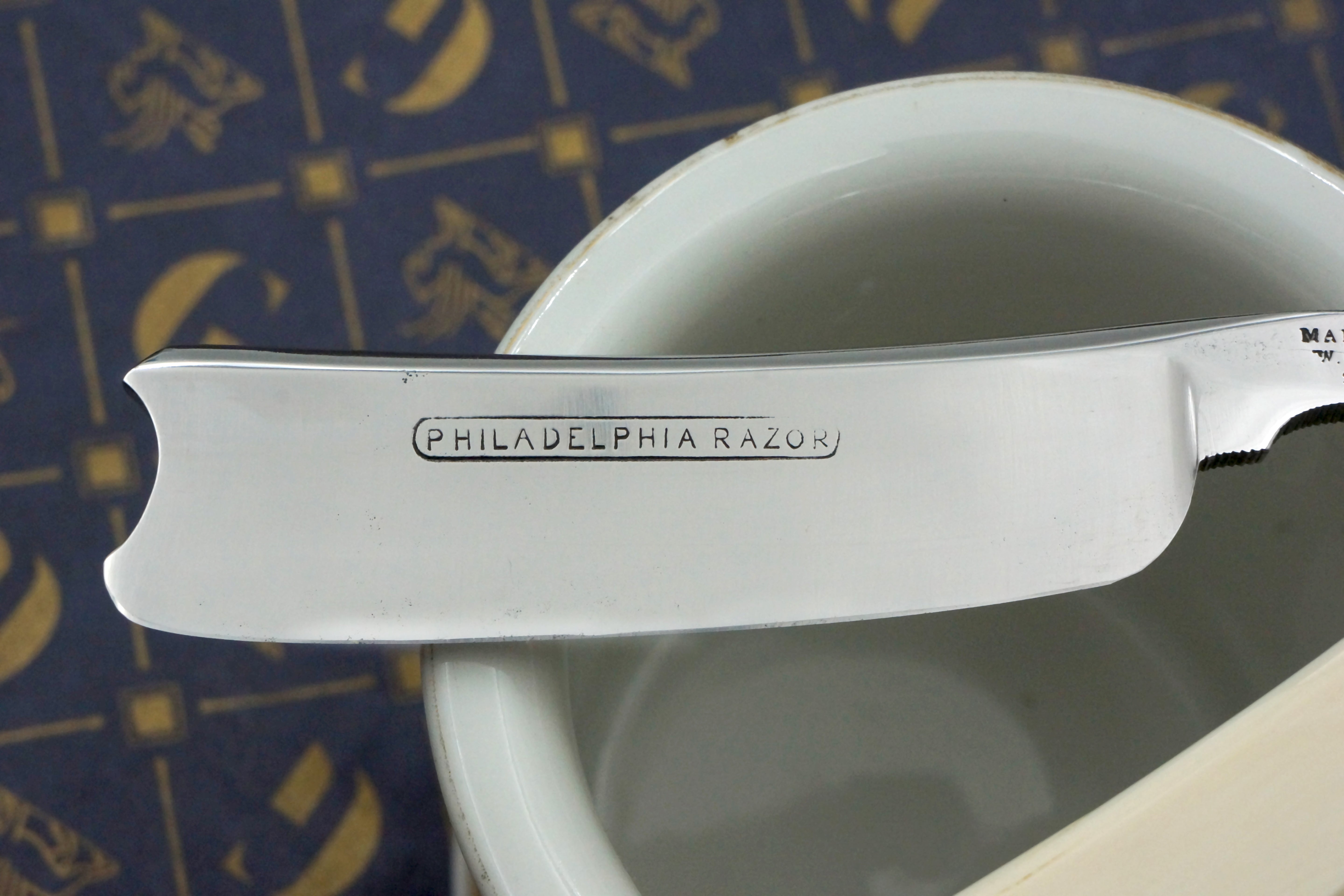 Wm. Greaves & Sons 7/8 Blade "Philadelphia Razor" with Mammoth Ivory Scales - Restored Sheffield Straight Razor - Shave Ready