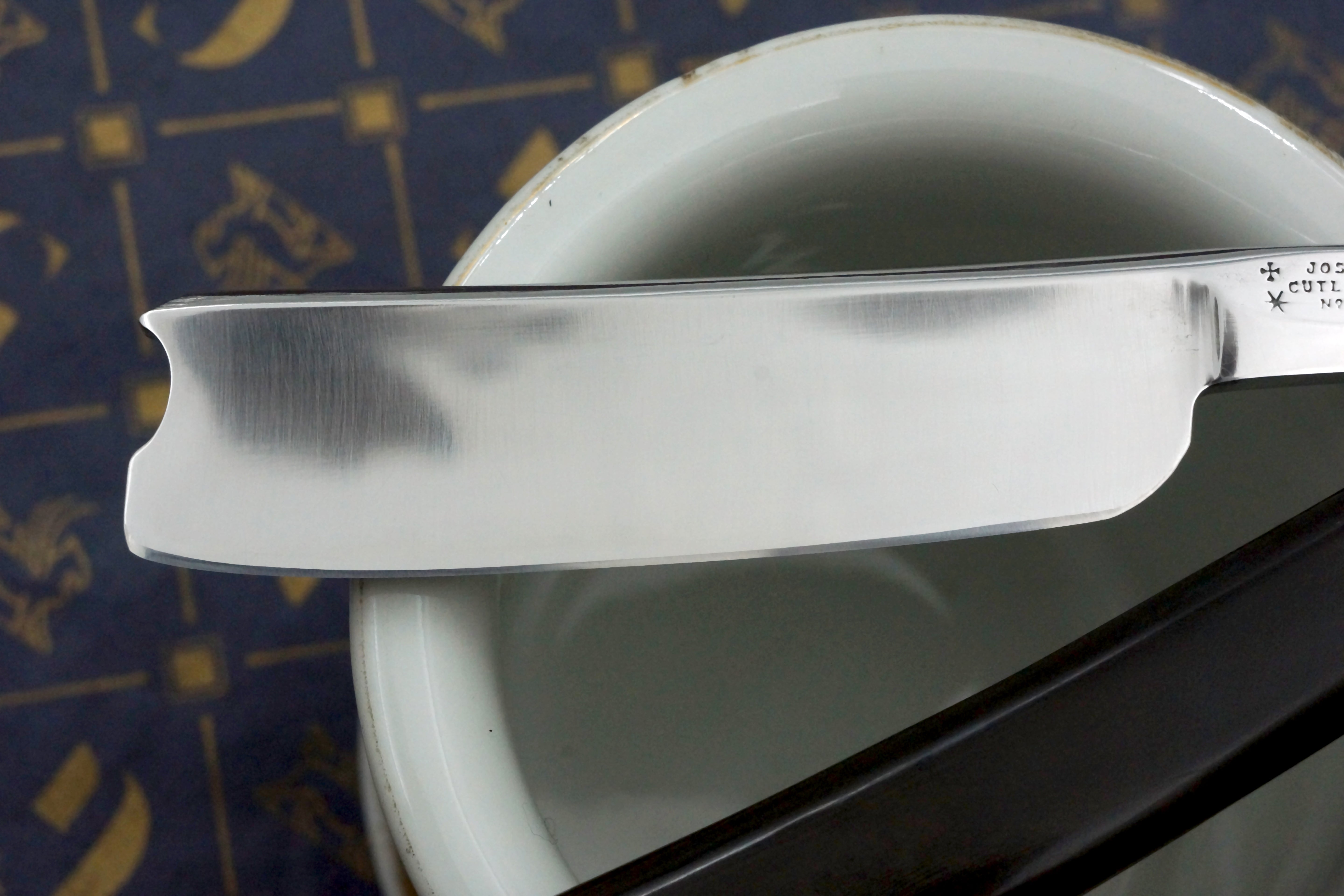 Joseph Rodgers & Sons 13/16 Blade with New Horn Scales - Restored Sheffield Straight Razor - Shave Ready