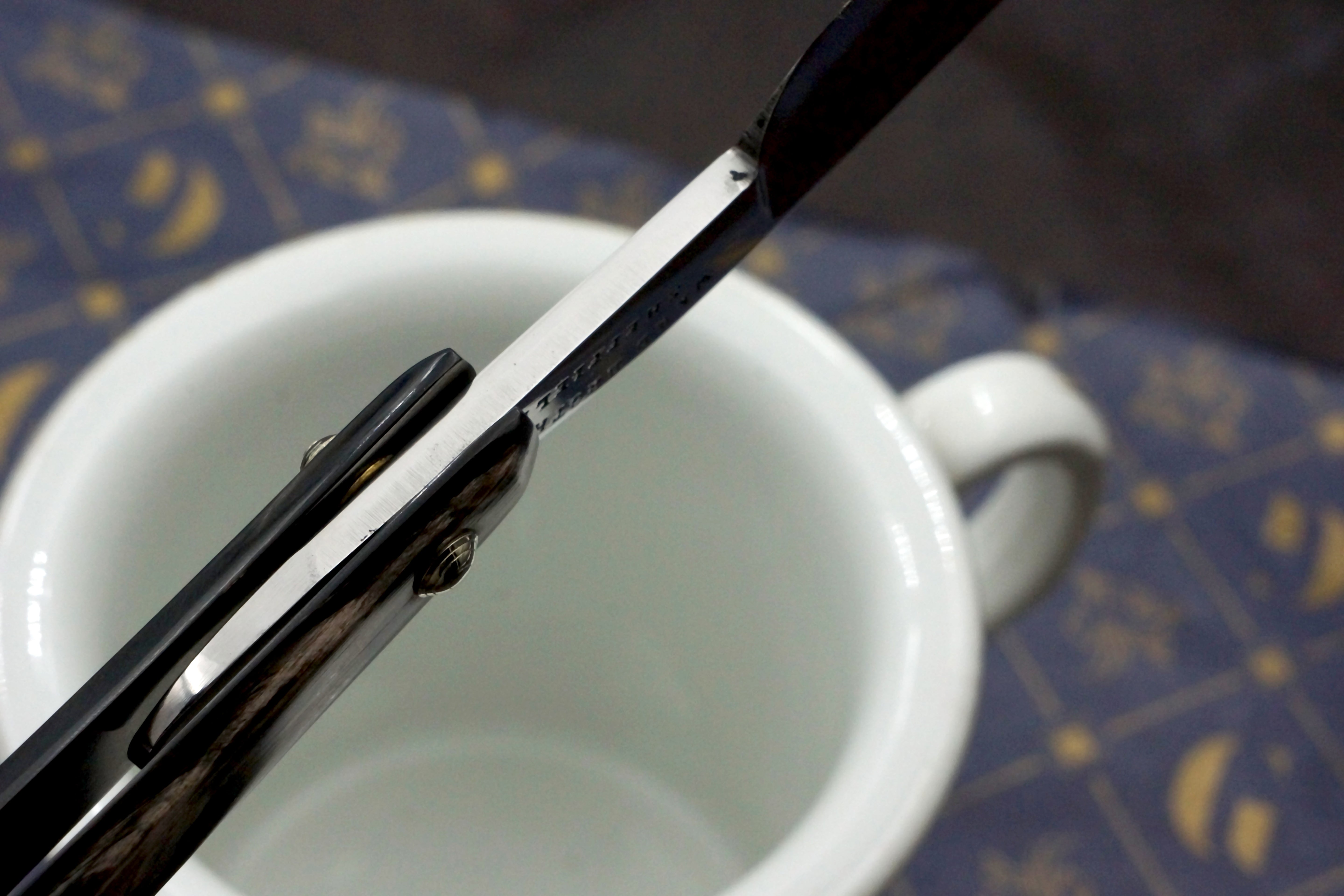 Ward Bros. 6/8 Near Wedge Blade with New Horn Scales - Fully Restored Sheffield Straight Razor - Shave Ready