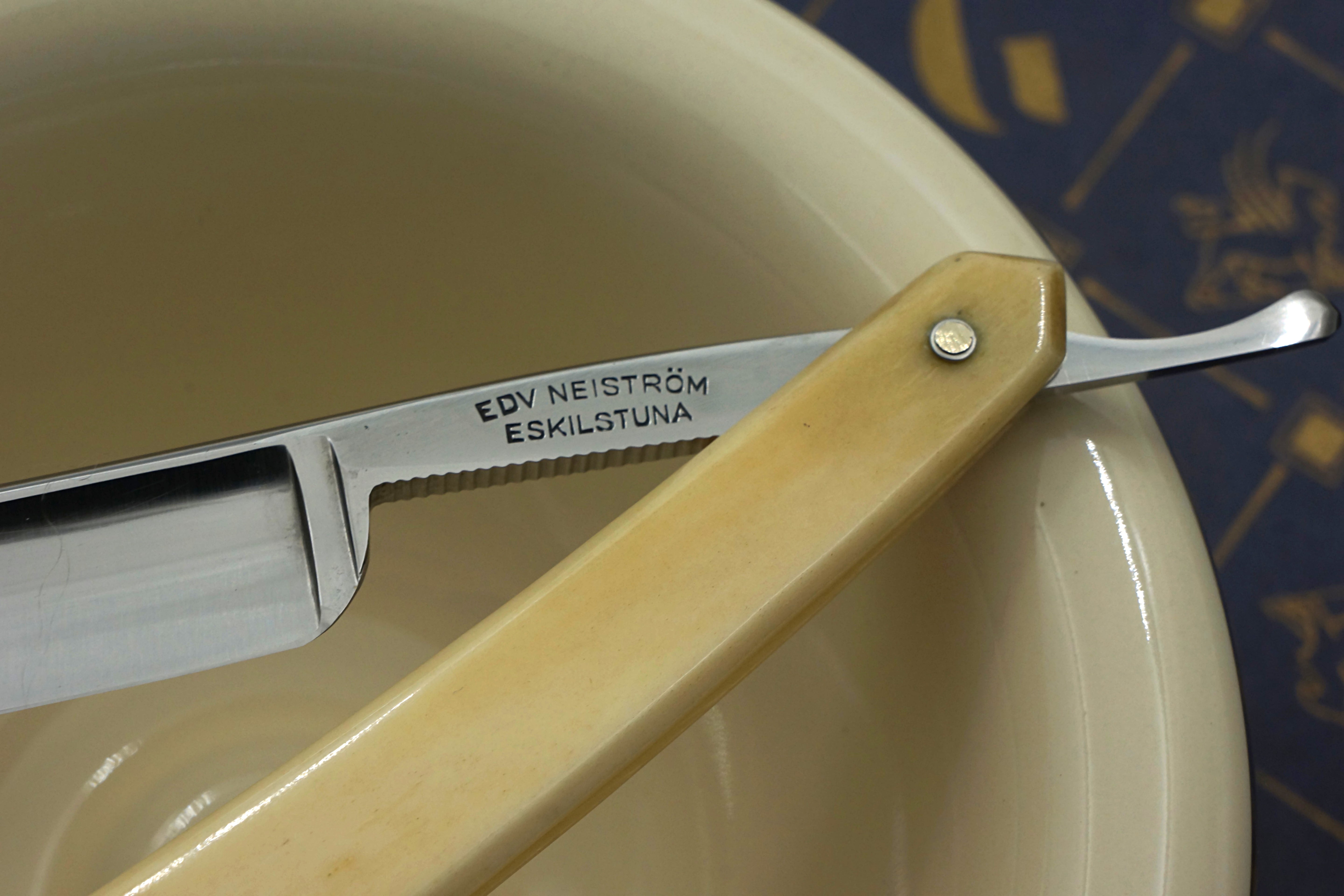 Edv. Neistrom 9/16 Blade - Restored Vintage Swedish Straight Razor - Shave Ready