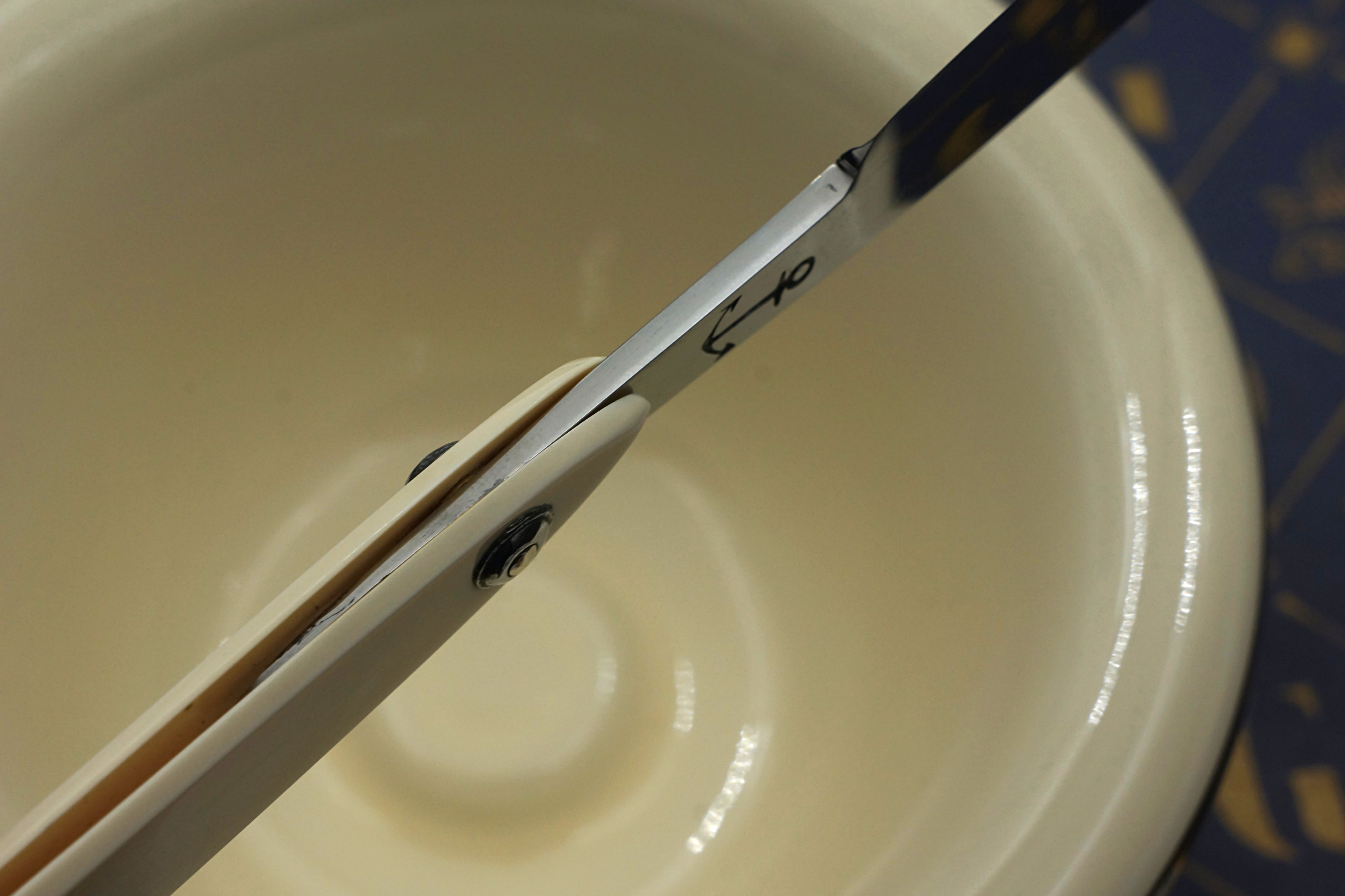 Wade & Butcher? Anchor 11/16 Near Wedge - Stuning & Rare Fully Restored Ivory Scaled Sheffield Straight Razor - Shave Ready