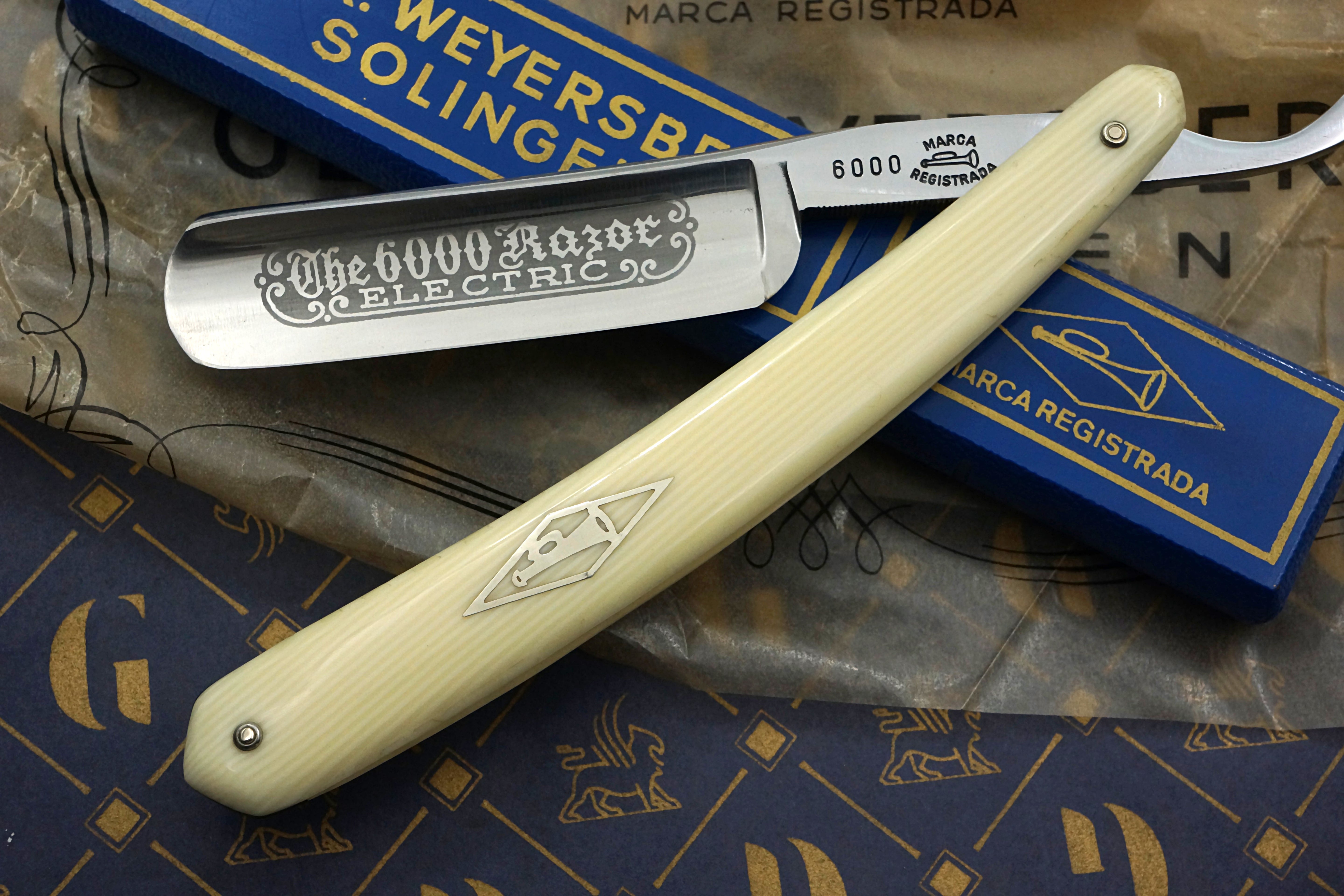 Gebr. Weyersberg - 13/16 Ful Hollow Blade - NOS Vintage Solingen Straight Razor - Shave Ready