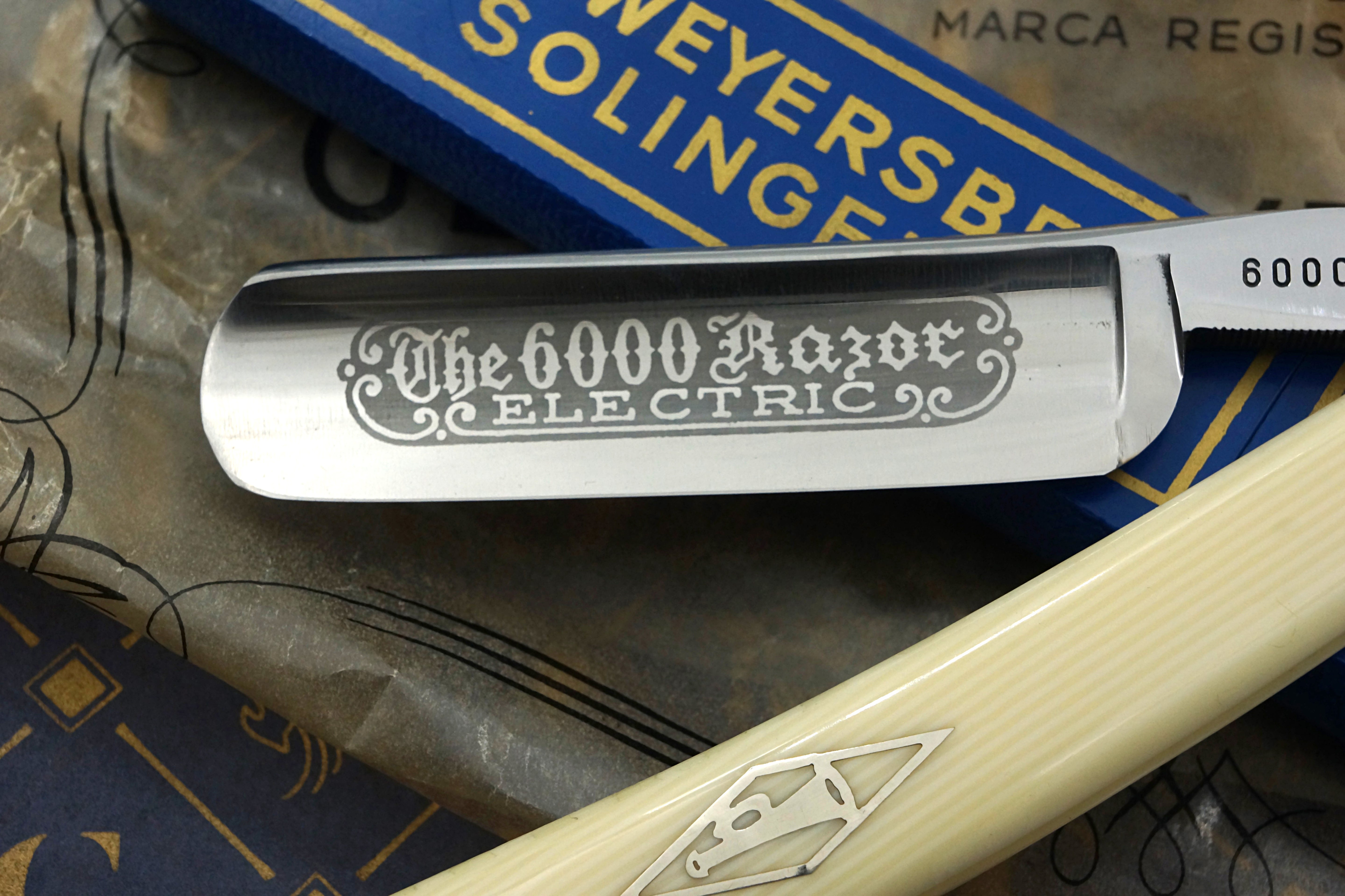 Gebr. Weyersberg - 13/16 Ful Hollow Blade - NOS Vintage Solingen Straight Razor - Shave Ready